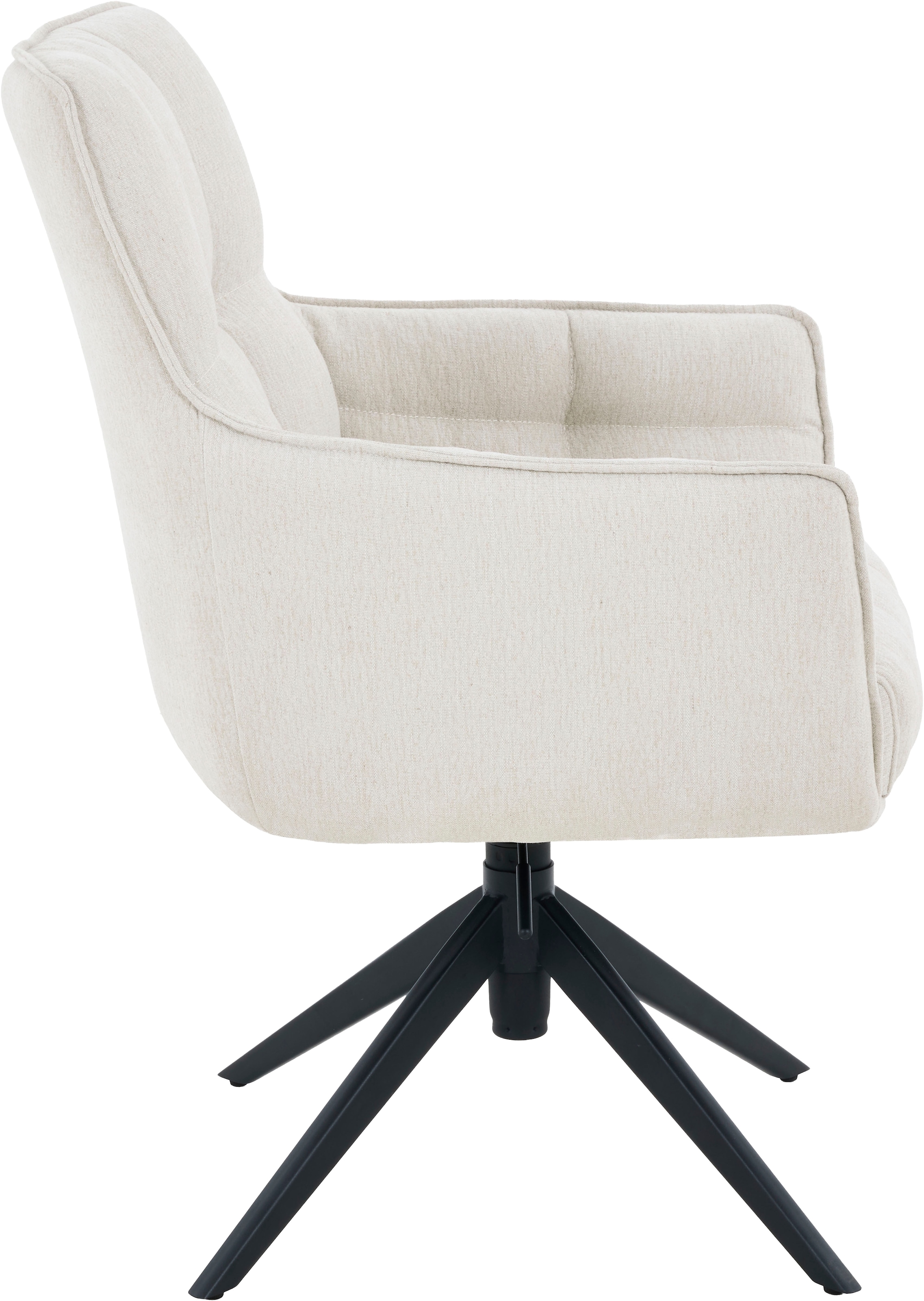HELA Chaise pivotante »POMBA« () 1 cuis360° drehbar, höhenverstellbar, Federkorb, Armlehnen, 140kg belastbar
