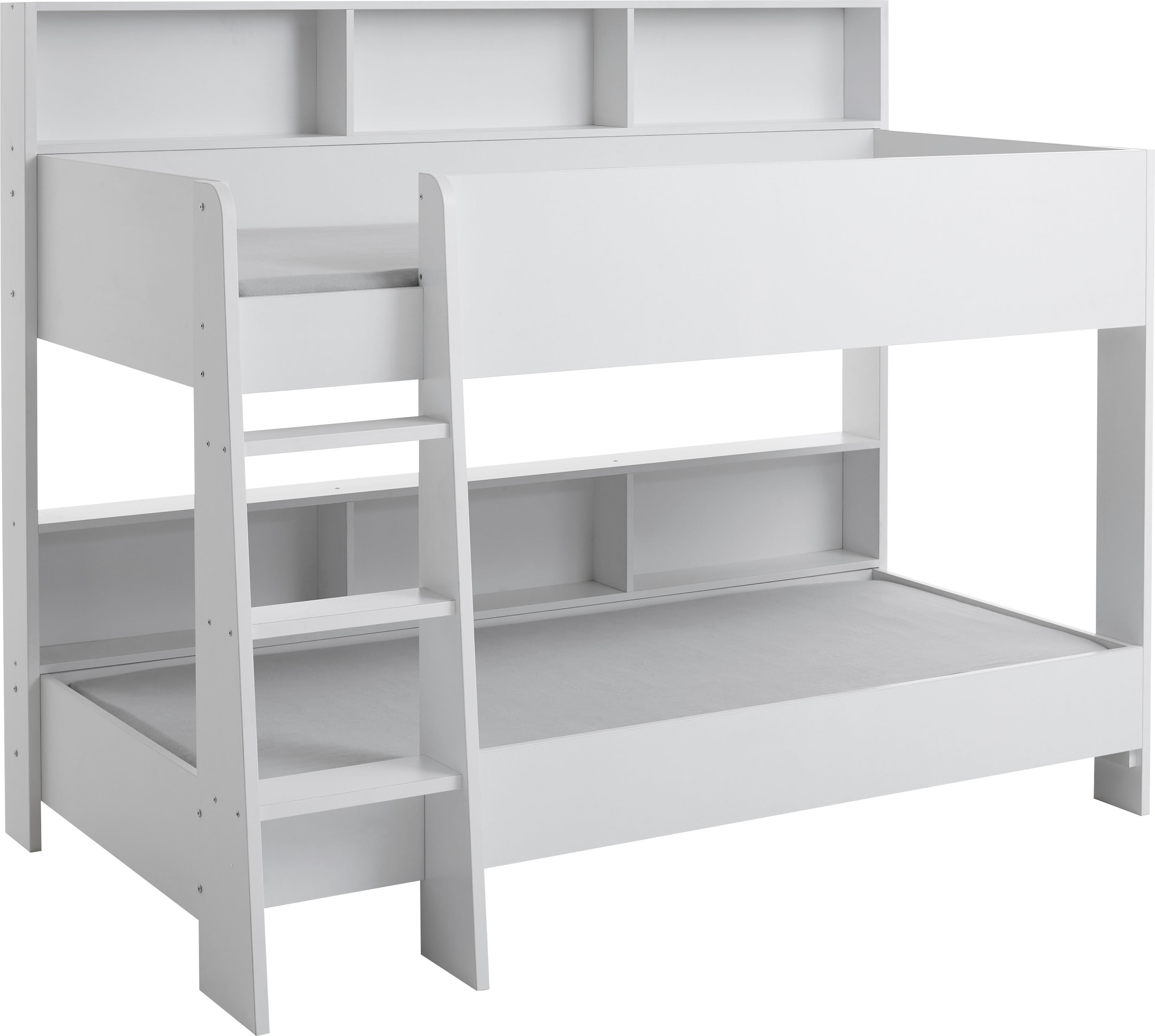 Relita Lit superposé »Sway« 2 surfaces de couchage, avec échelle, étagères arrière
