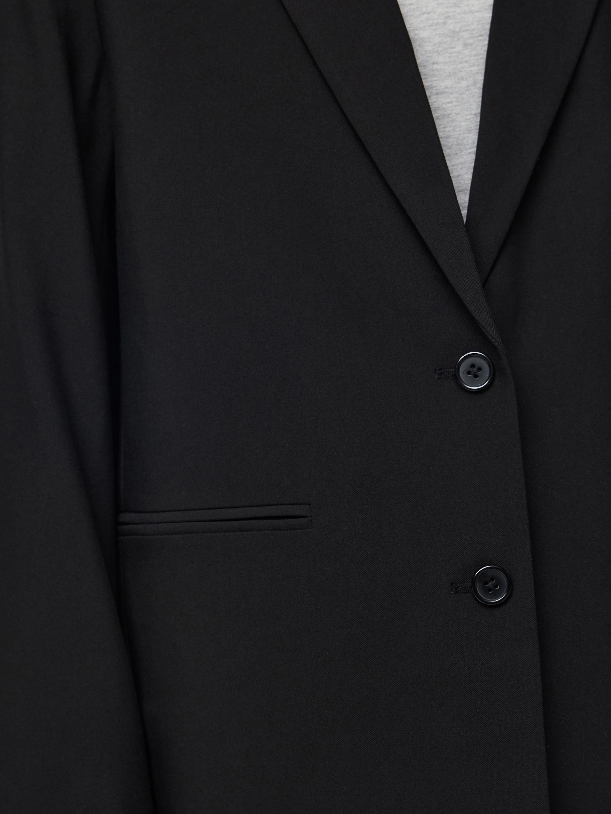 pieces Blazer long »PCBOSELLA LS LOOSE BLAZER NOOS BC« mélange de matériaux