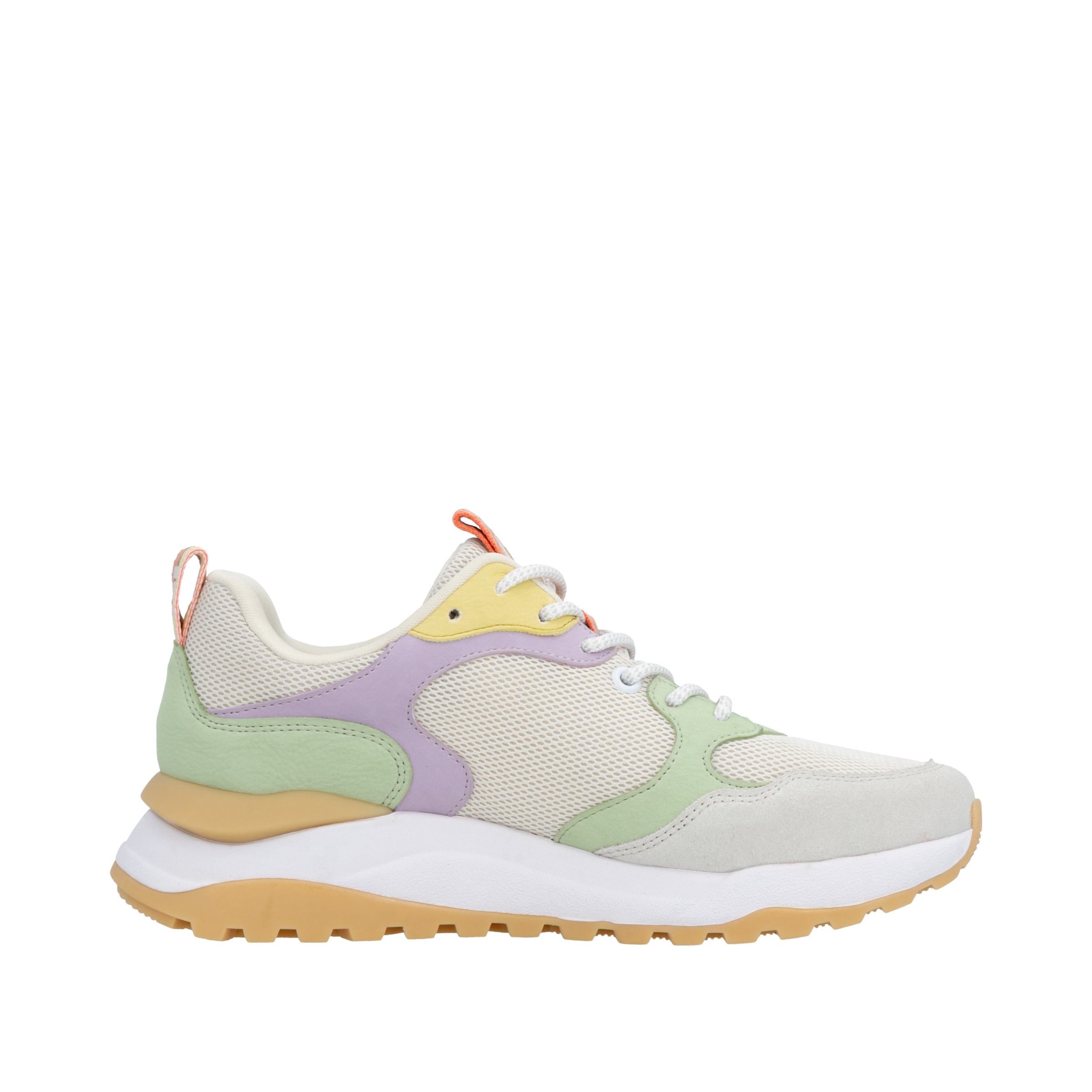 RIEKER Sport Baskets compensées  chaussure à lacets, sneaker décontracté, chaussure basse avec col rembourré
