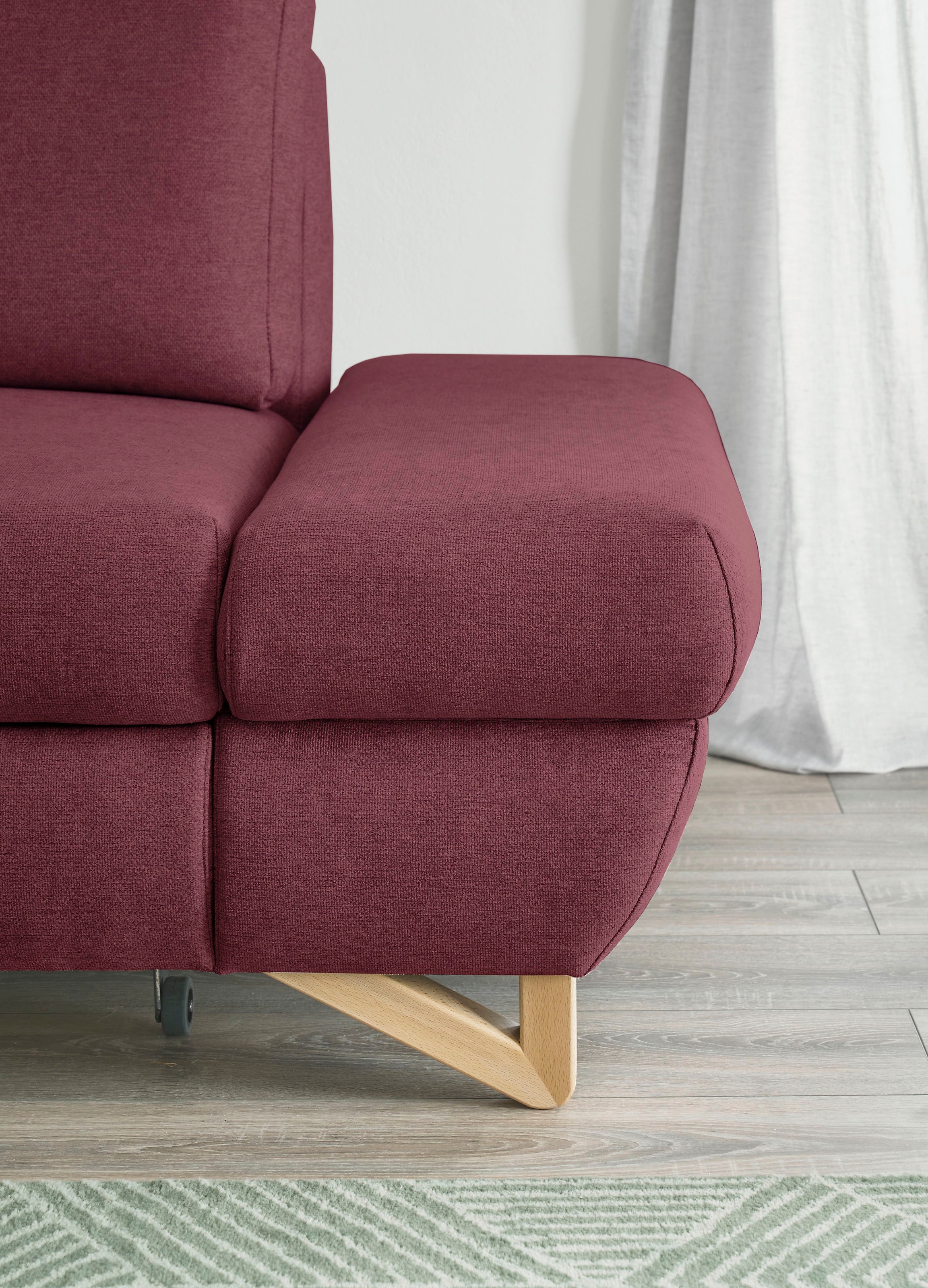 Home affaire Schlafsofa »City/Giron« komfortable Bettfunktion (Liegefläche 245 x 138 cm), sowie Bettkasten