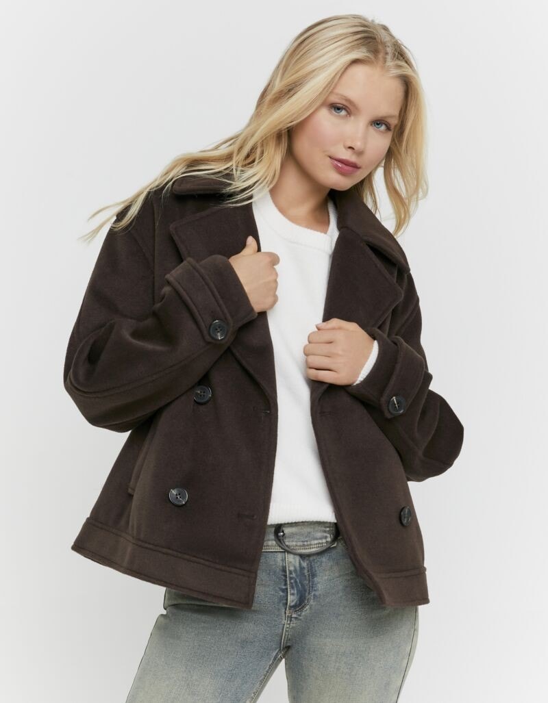 Tally Weijl Kurzjacke »SCOPEVAVIANA« doppelreihig im oversized Fit mit breitem Revers