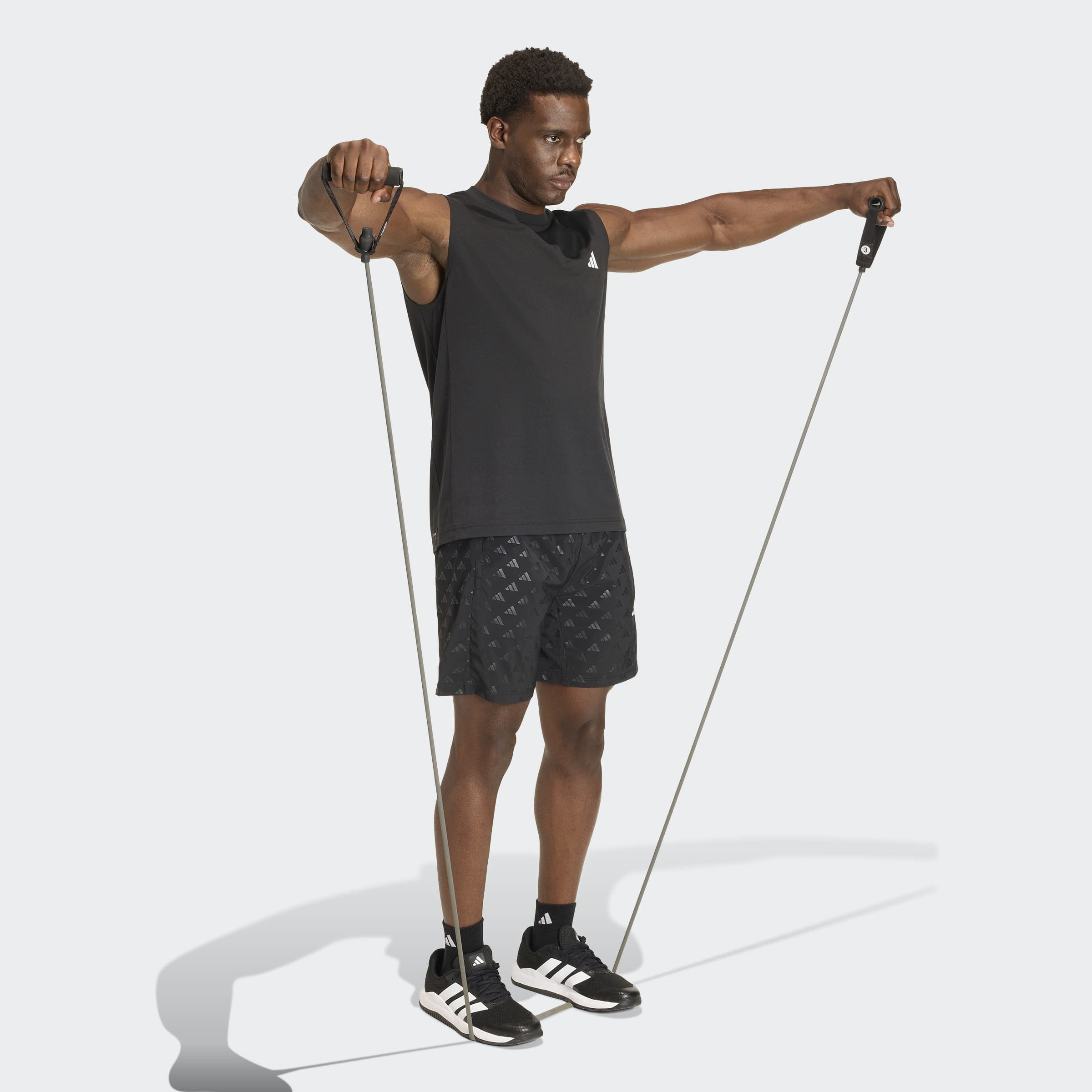adidas Performance Débardeur »WORKOUT ESSENTIALS FEELREADY ÄRMELLOSES« pour fitness et activités sportives, en polyester