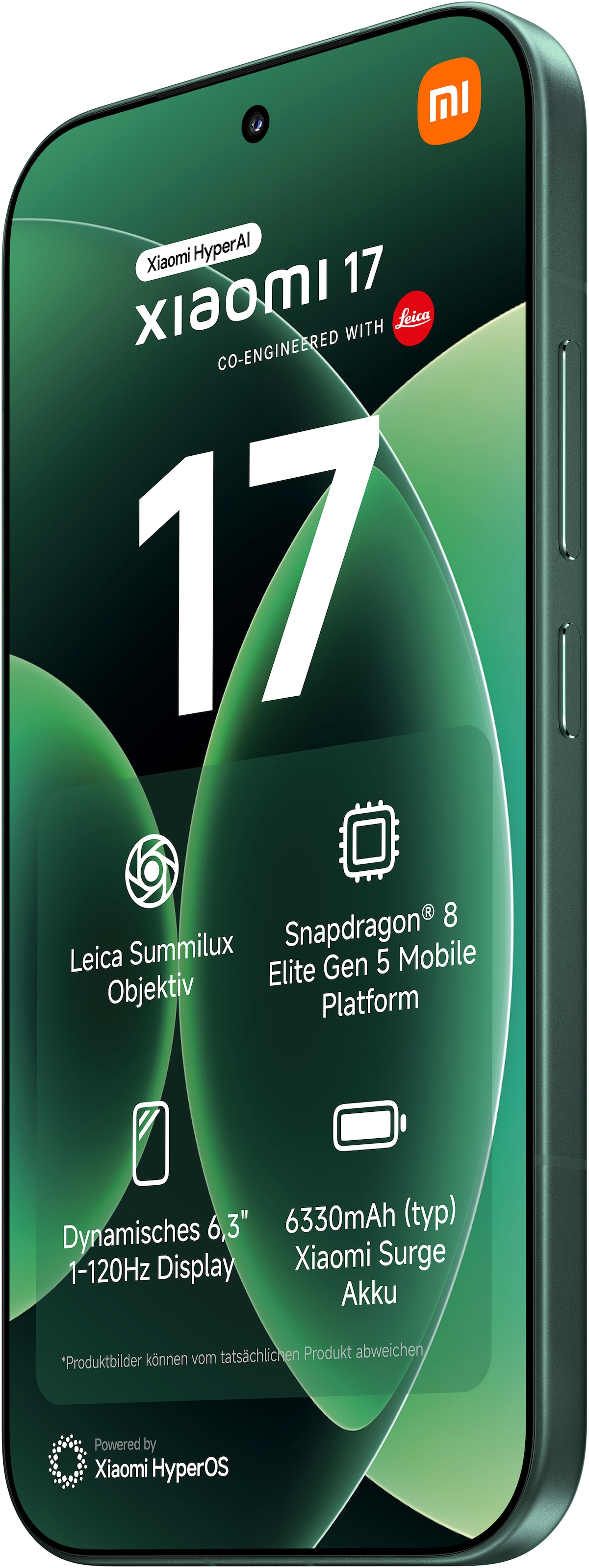 Xiaomi Smartphone »17 12+512 GB« Venture Green