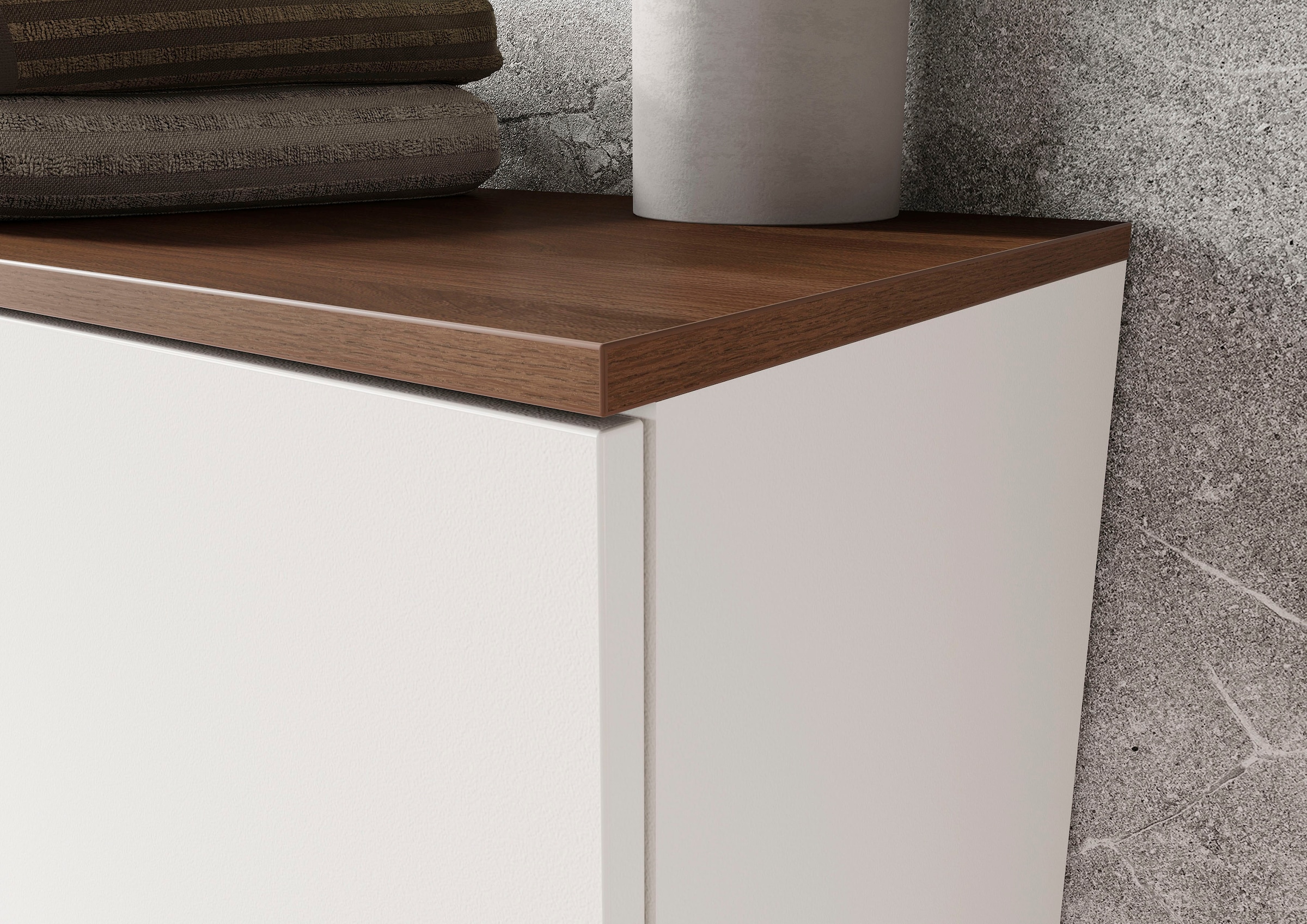 GERMANIA Armoire intermédiaire »Yonkers« Melaminharzbeschichtung, Hochwertige ABS-Kanten, Steggriffe