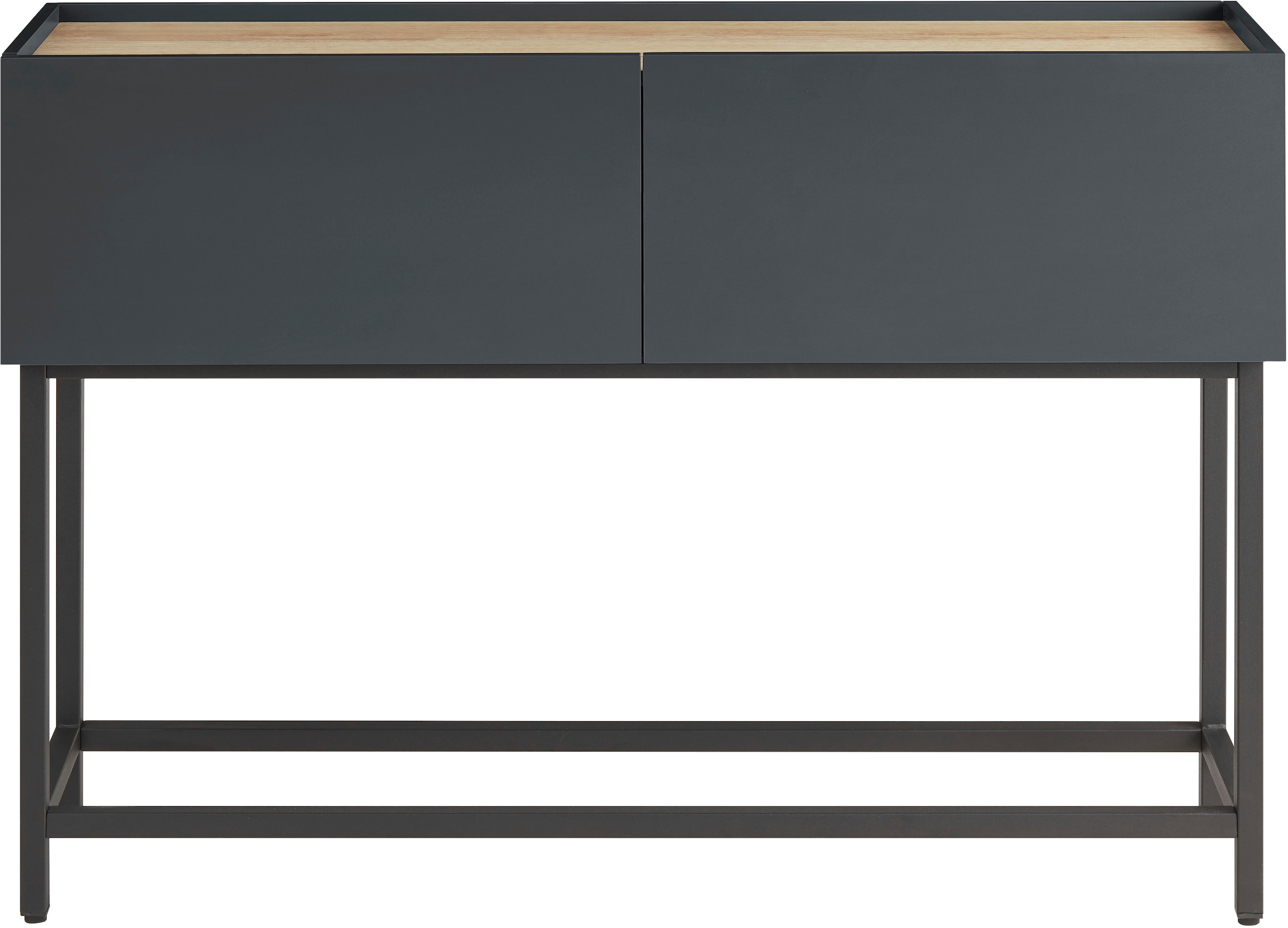 GOODproduct Table console »Azly« pflegeleichte Melaminoberfläche, Metallgestell, Breite 120 cm