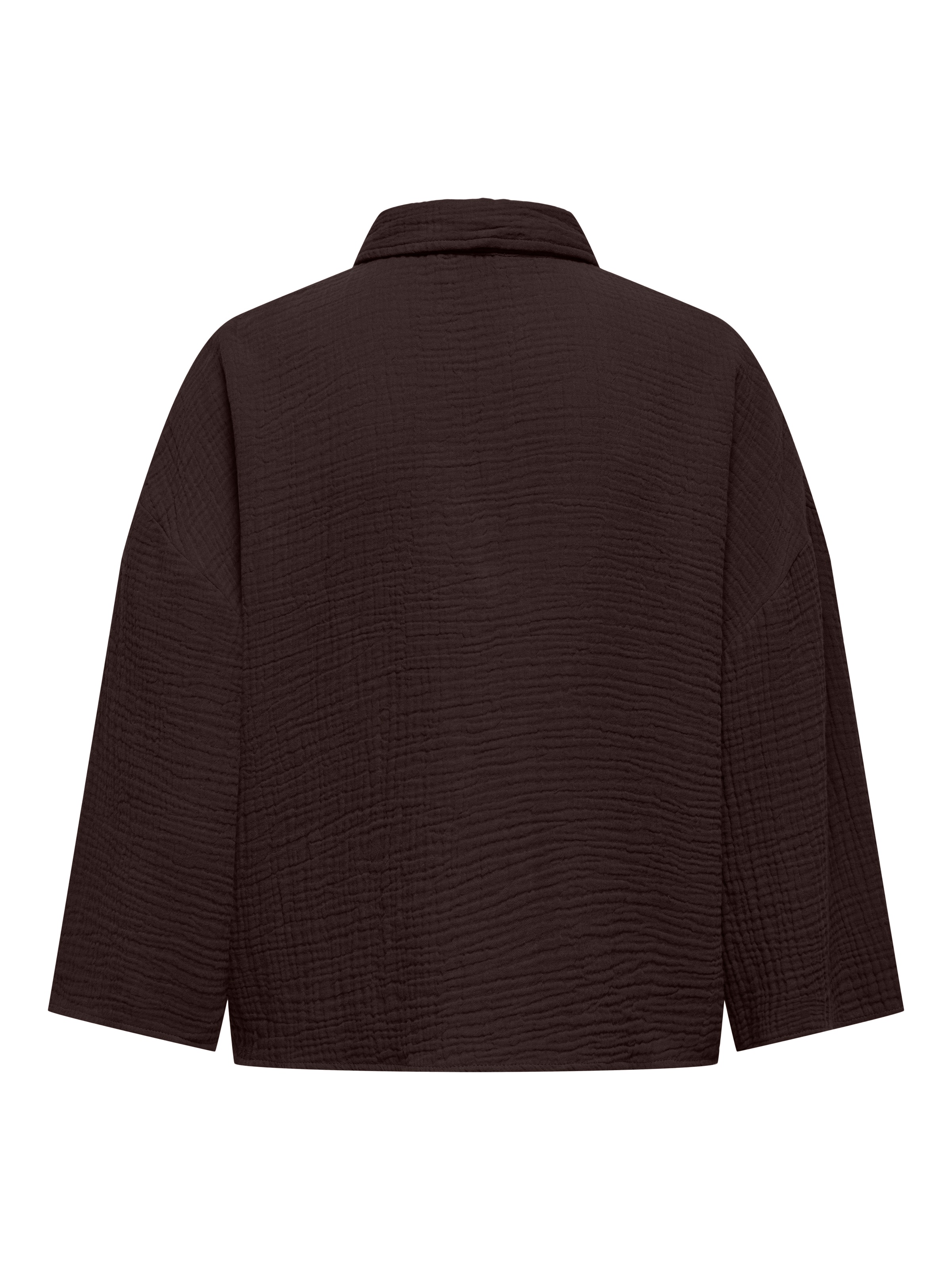 JDY Blouse chemise »JDYTHEIS LIFE 3/4 CROP SHIRT WVN NOOS« coton, coupe régulière