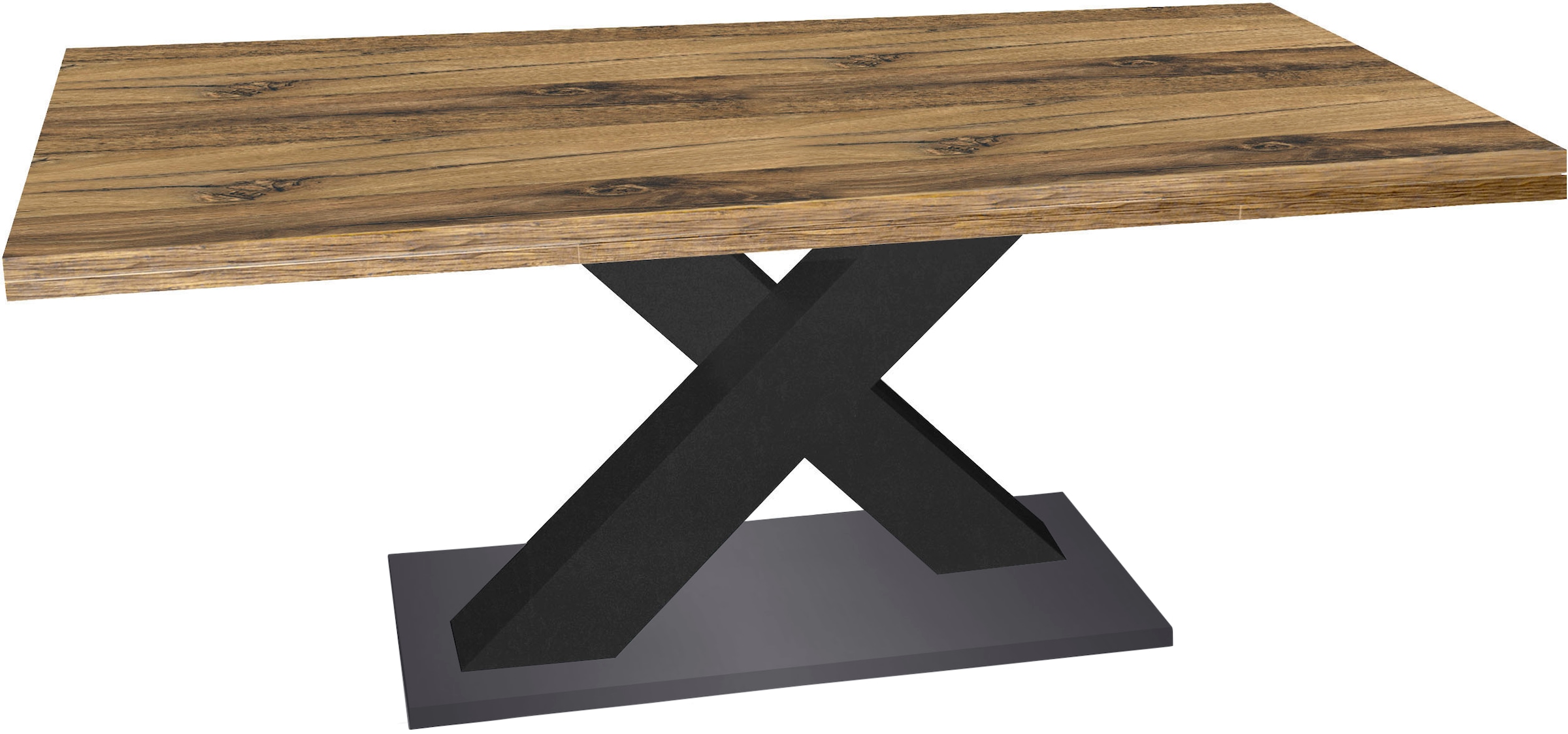 Mäusbacher Esstisch »Komfort Tisch TOPSELLER!« OTTOs Choice,  Mäusbacher Esstisch mit X Gestell und Bodenplatte. Breite 160-260