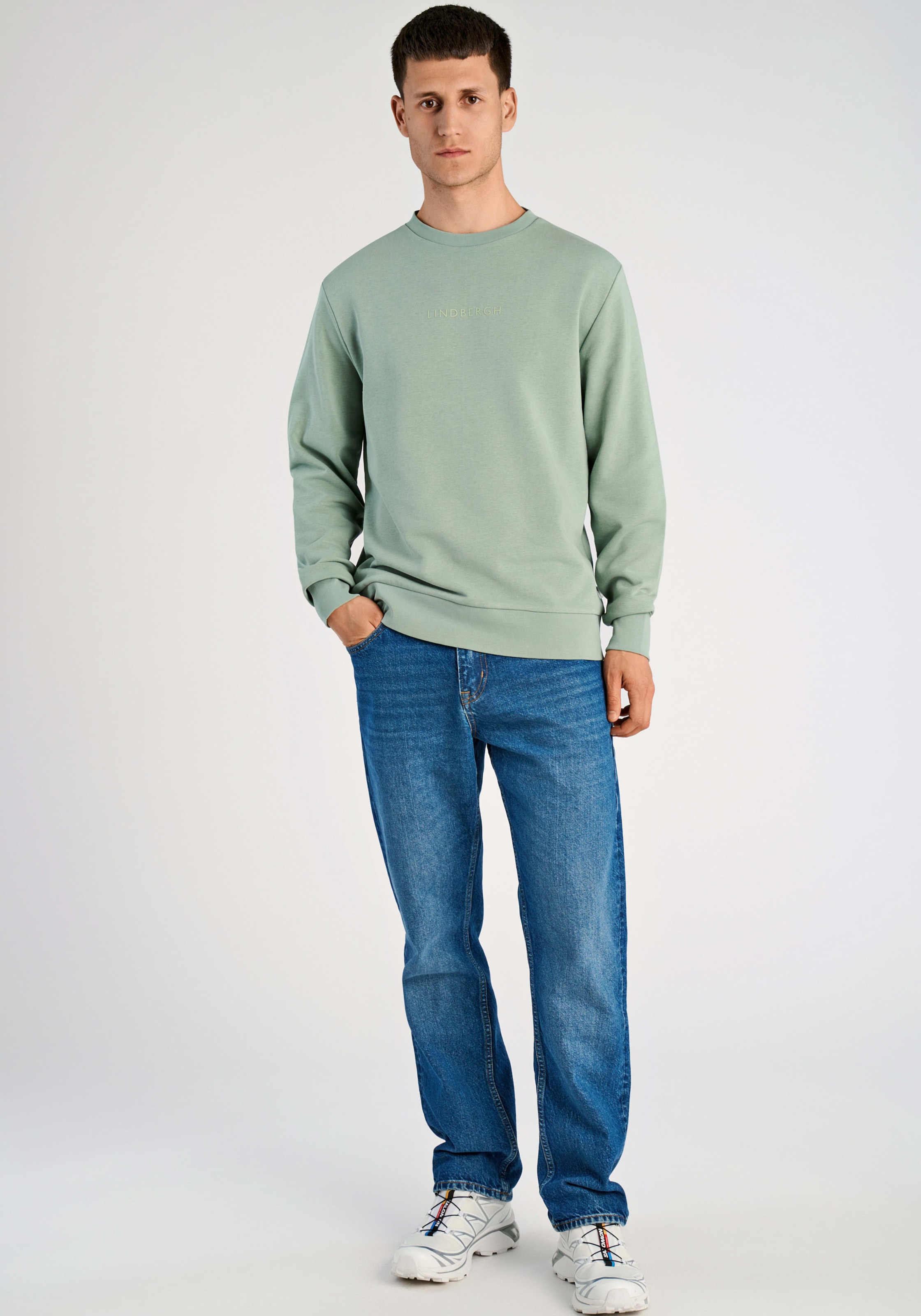 LINDBERGH Pull , mit Logo-Print
