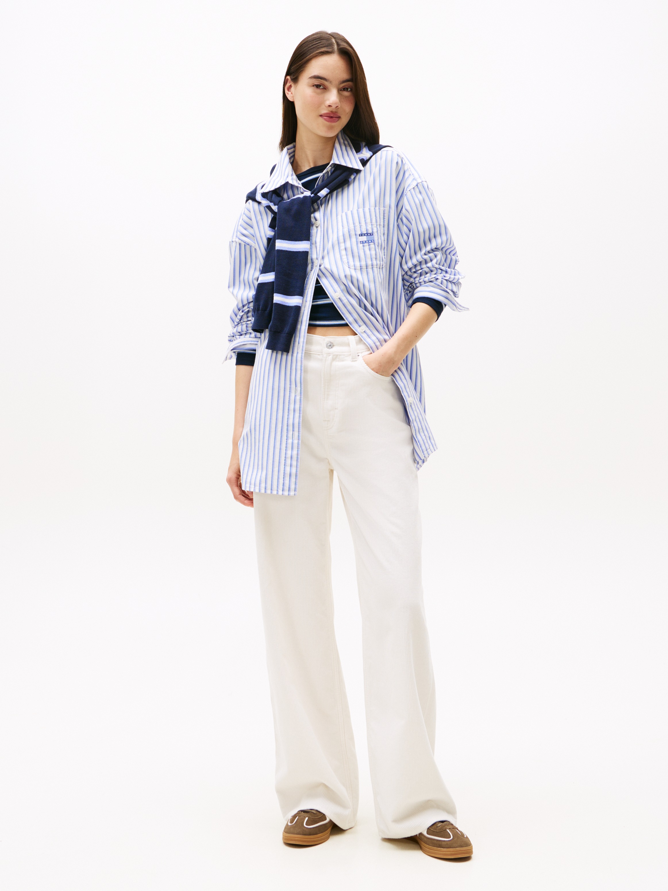 Tommy Jeans Cordhose »TJW CLAIRE HR WIDE CORD«