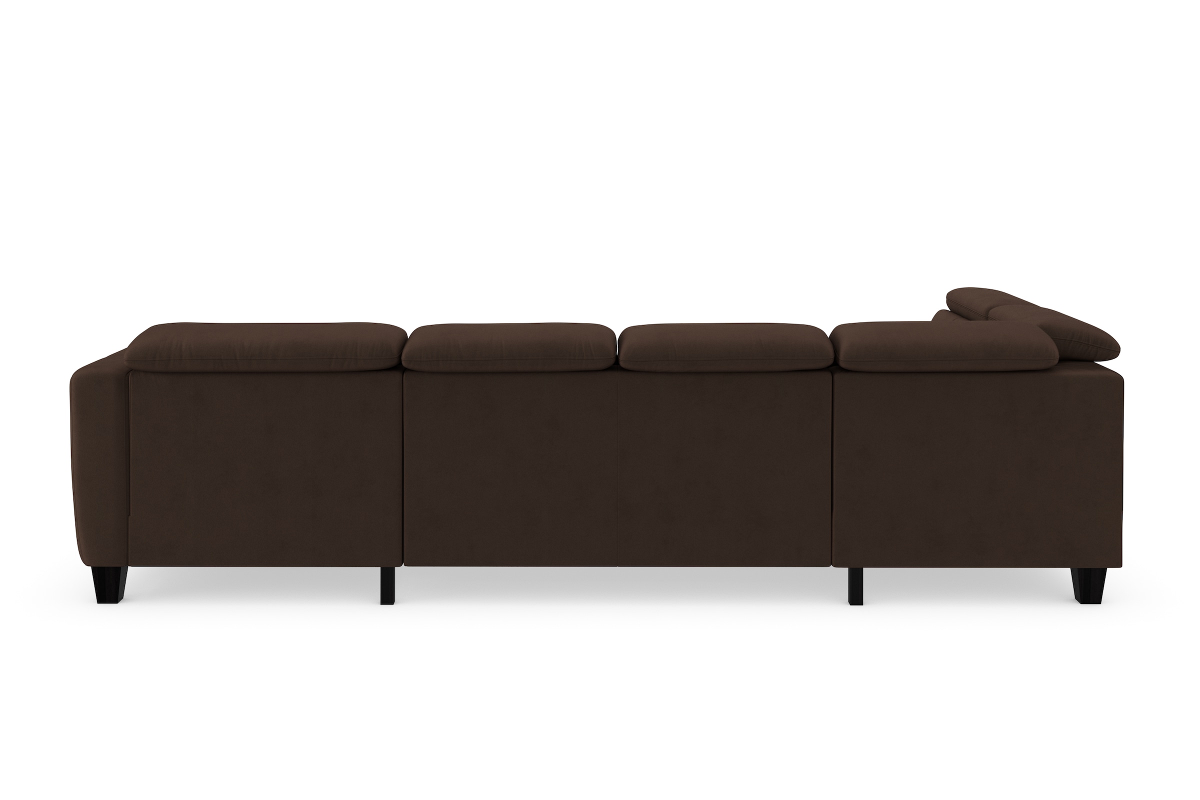 sit&more Wohnlandschaft »Belluci U-Form« Kopfteilverstellung und Federkern, wahlweise mit Bettfunktion