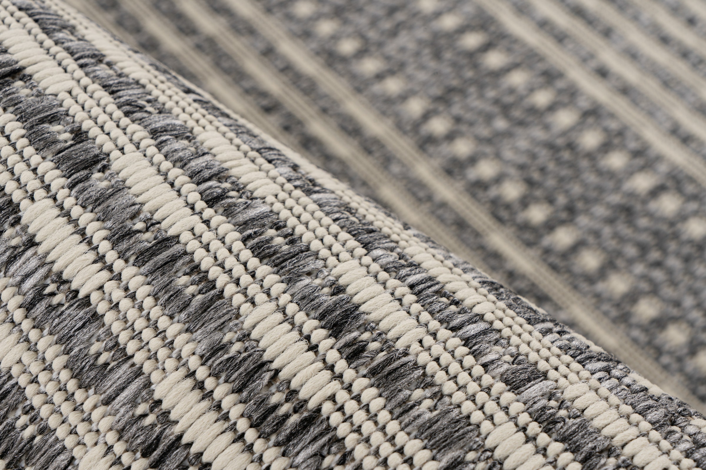 Kayoom Teppich »Nibru 125« rechteckig 5 mm Höhe Flachgewebe, In- und Outdoor geeignet, schnell trocknend