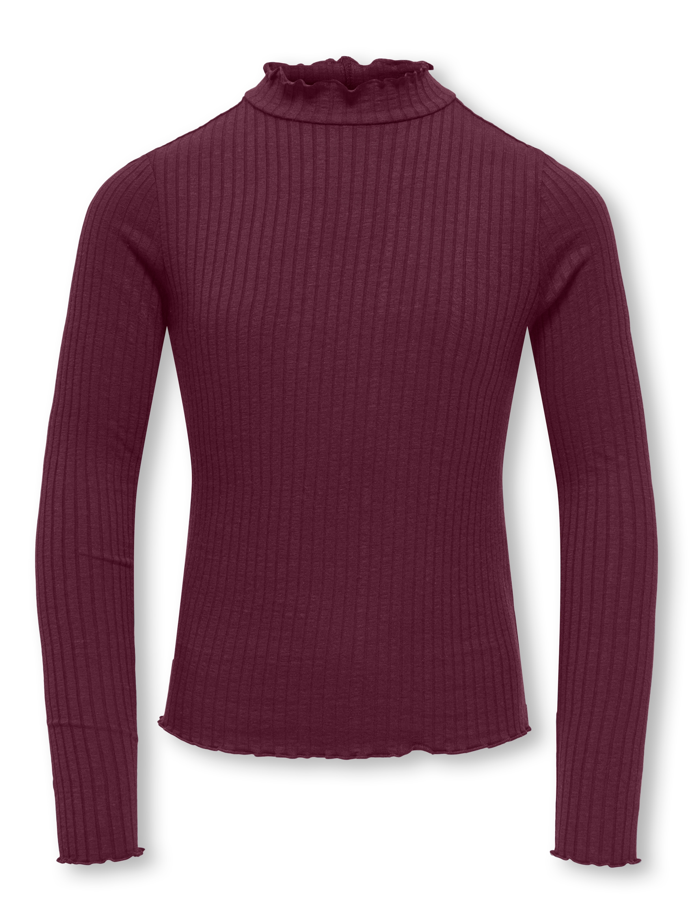 KIDS ONLY T-shirt à manches longues »KOGFRANSISKA SCHOOL LS HI-NCK TOP JRS« mélange de viscose