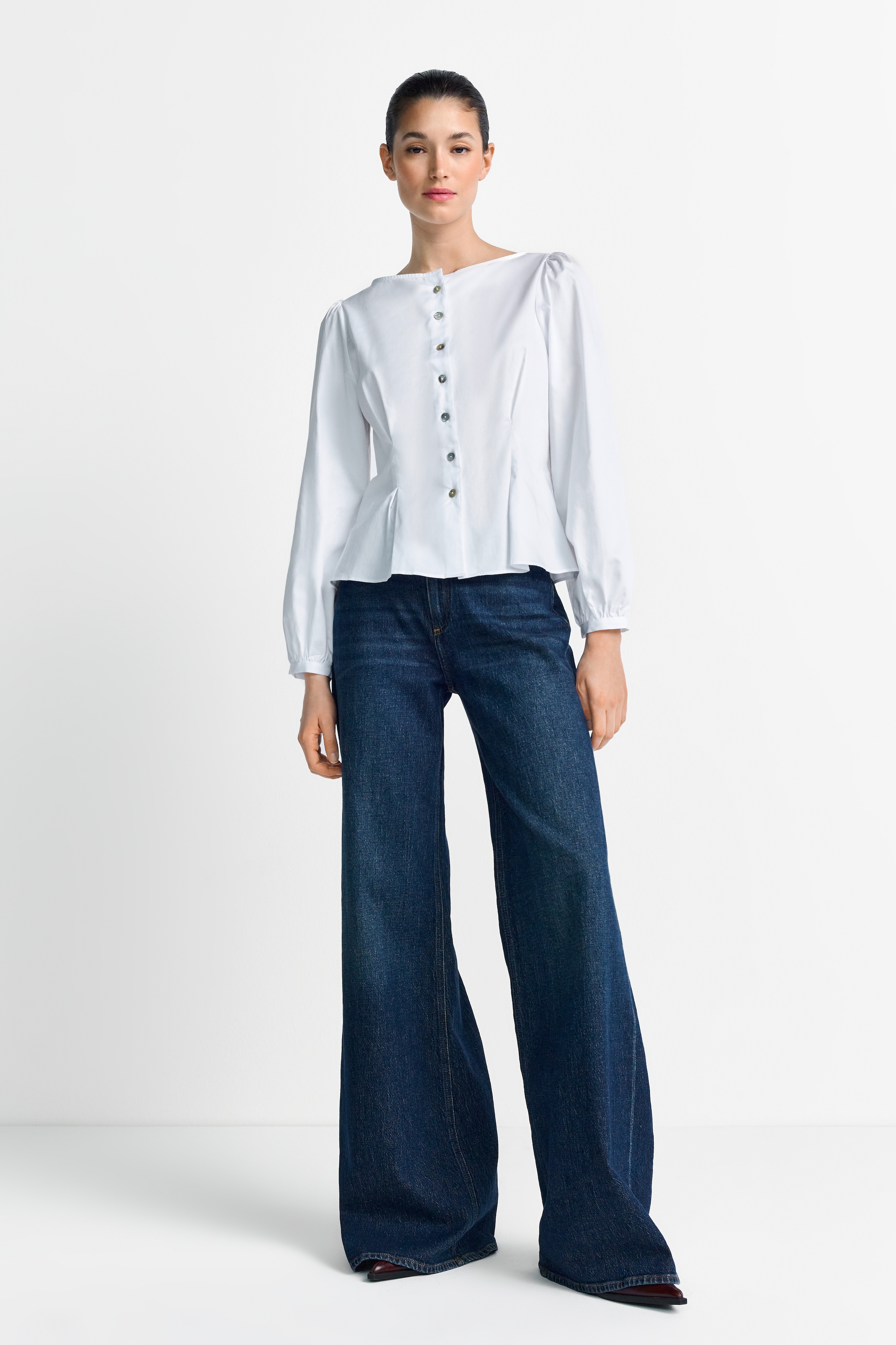 RICHROYAL Blouse à manches longues