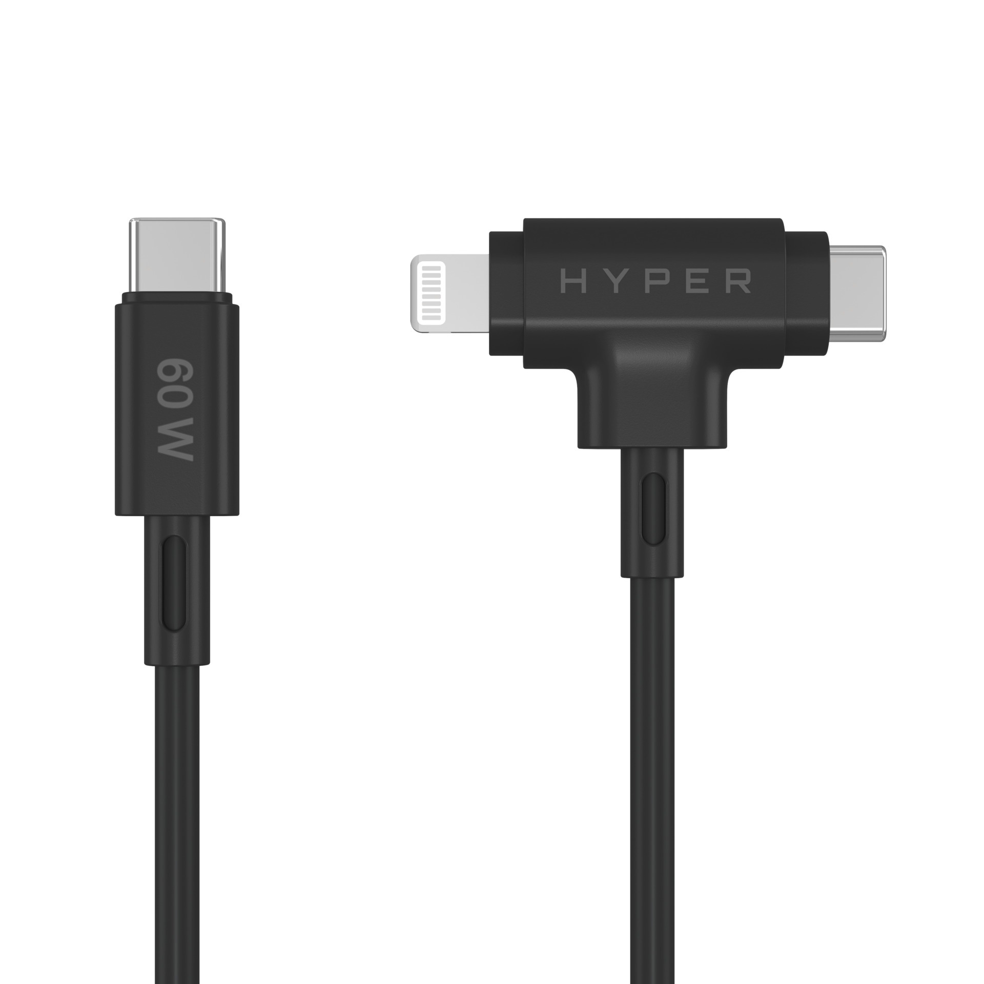 Targus Câble USB »HyperJuice Silicone USB-C zu USB-C Lightning Hybrid 60W«