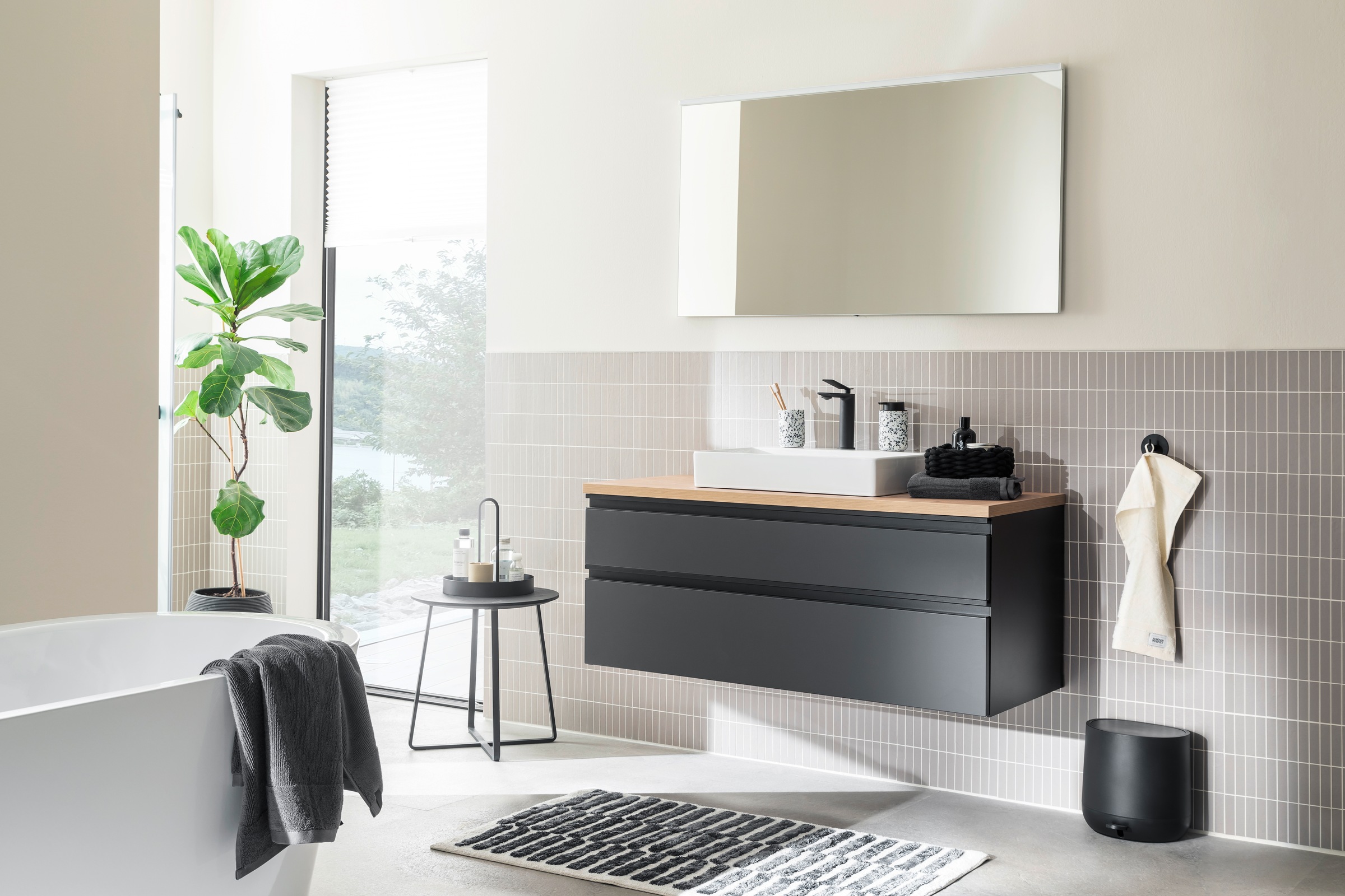 SCHÖNER WOHNEN-Kollektion Tapis de bain »Barbados 231« Höhe 17 mm kuschelweicher Badezimmerteppich, waschbar