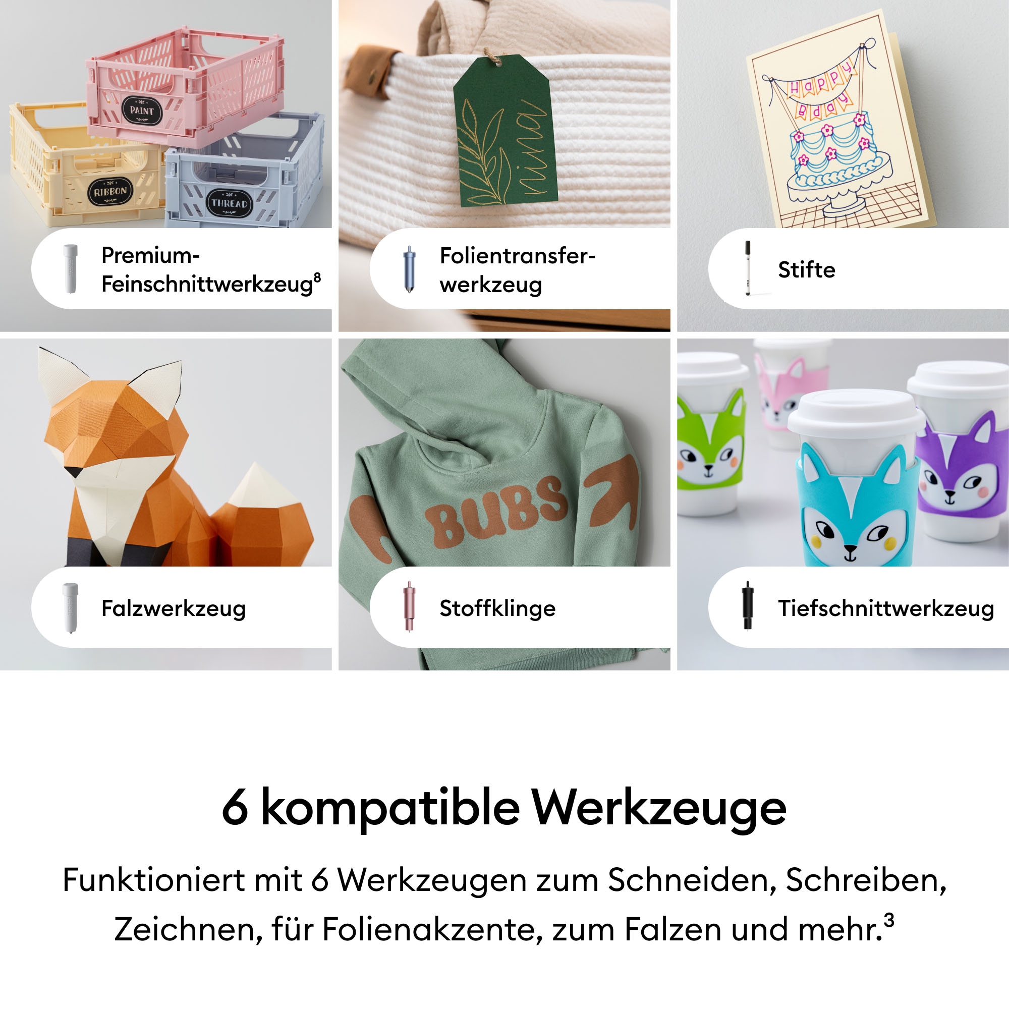 Cricut Schneideplotter »Explore™ 5 + Essential-Bundle«