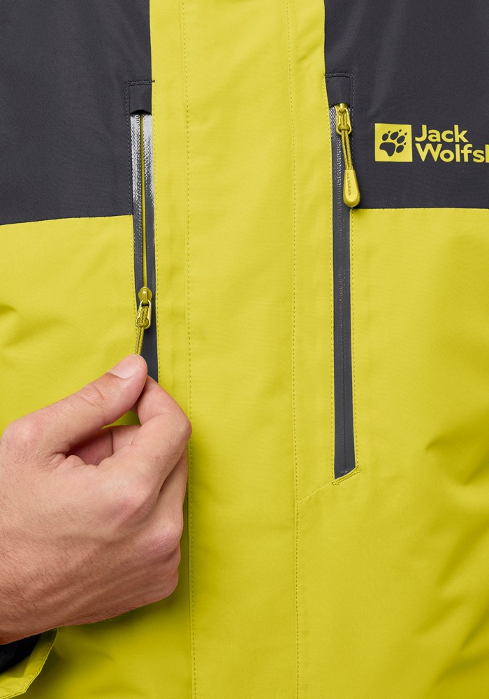 Jack Wolfskin 3-in-1-Funktionsjacke »JASPER 3IN1 JKT M« mit Kapuze mit abnehmbarer, gefütterter Kapuze, wasserdicht, winddicht