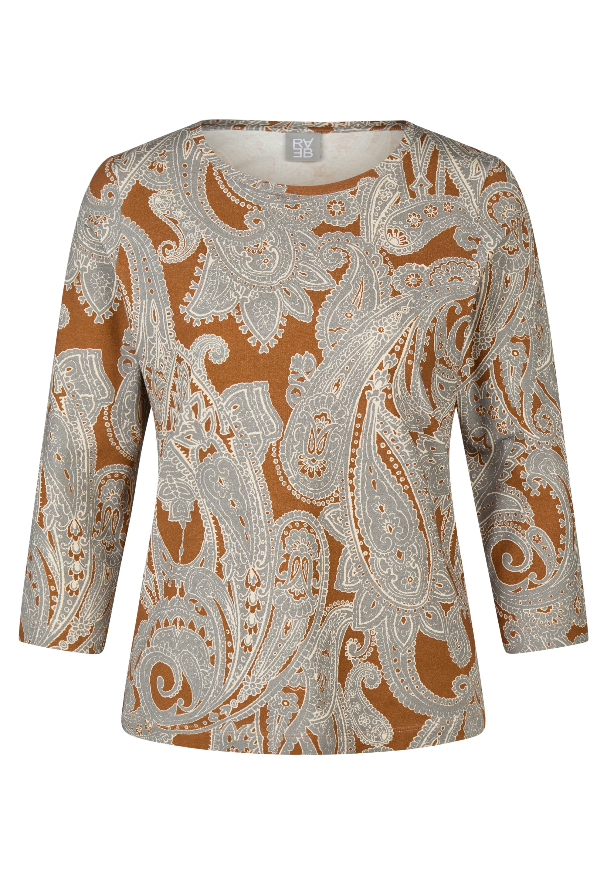 Rabe T-shirt à manches 3/4 t-shirt d'été à motif intégral