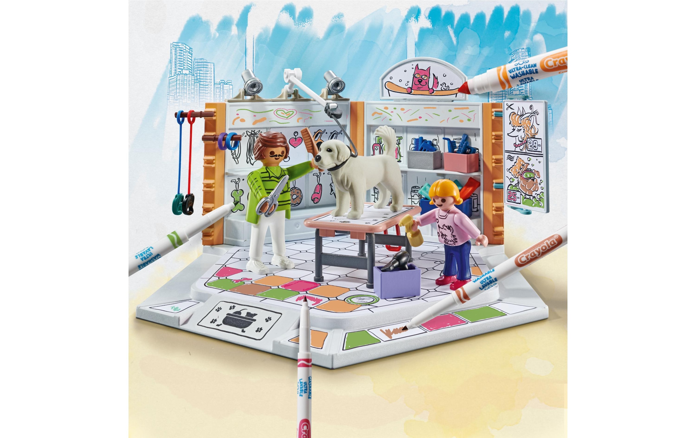 Playmobil® Spielbausteine »Color Hundesalon 71514«