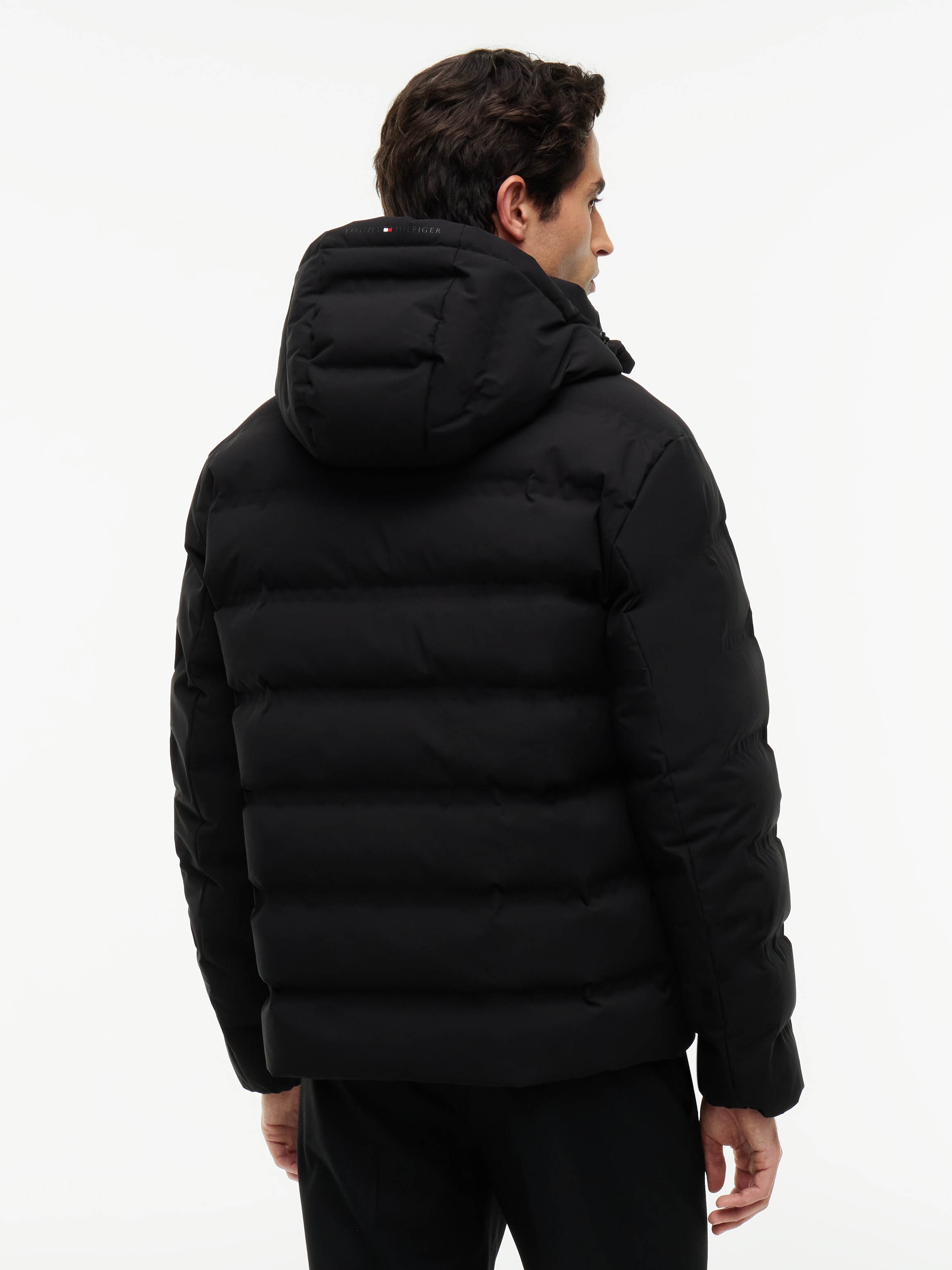Tommy Hilfiger Veste matelassée »TECH HEAT SEALED JACKET« avec capuche thermo-scellé, hiver, fermeture éclair à double sens