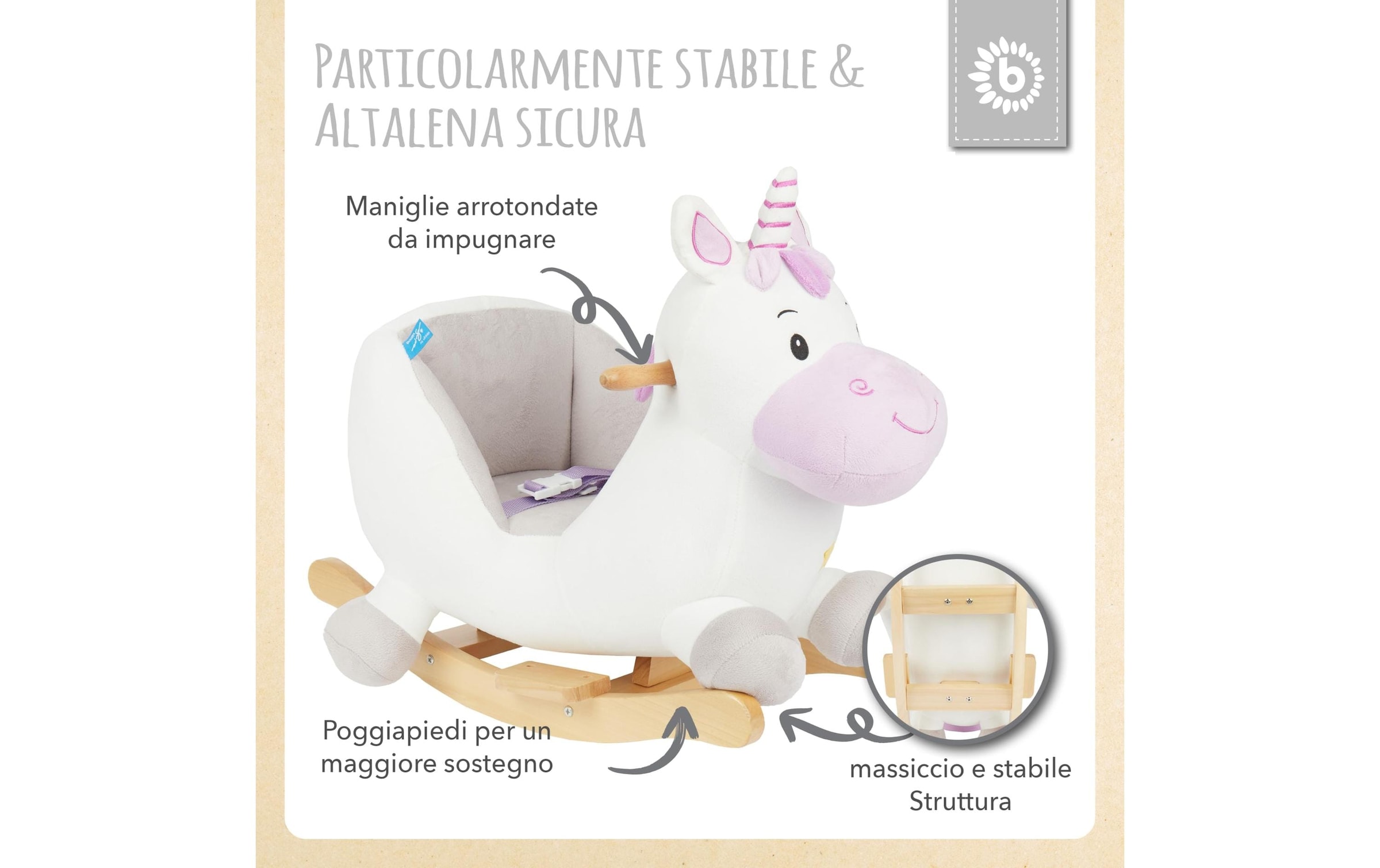 BIECO Schaukelpferd »Einhorn«