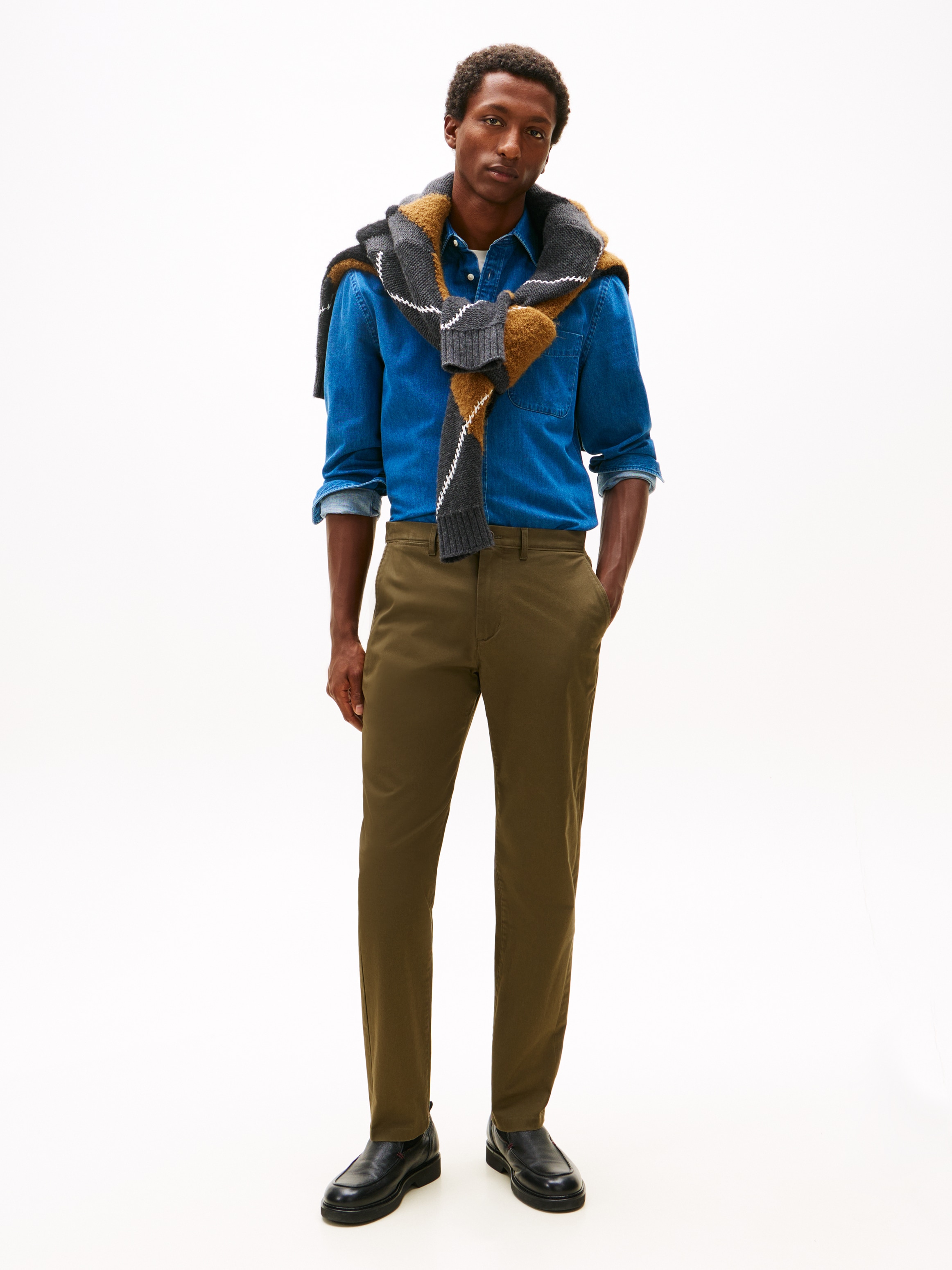 Tommy Hilfiger Chinos »HARLEM ESSENTIAL«  Tapered Leg, Basic, schlichtes Design