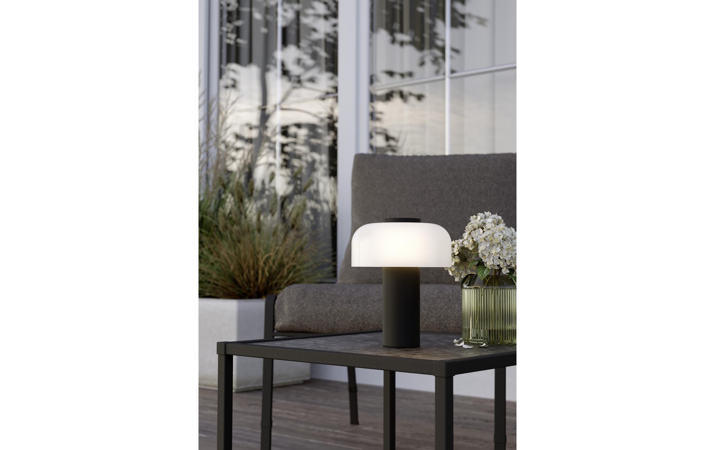 EGLO Lampe de table »EGLO Leuchten Tischleuchte Ponente Akku « Module LED blanc chaud - blanc froid