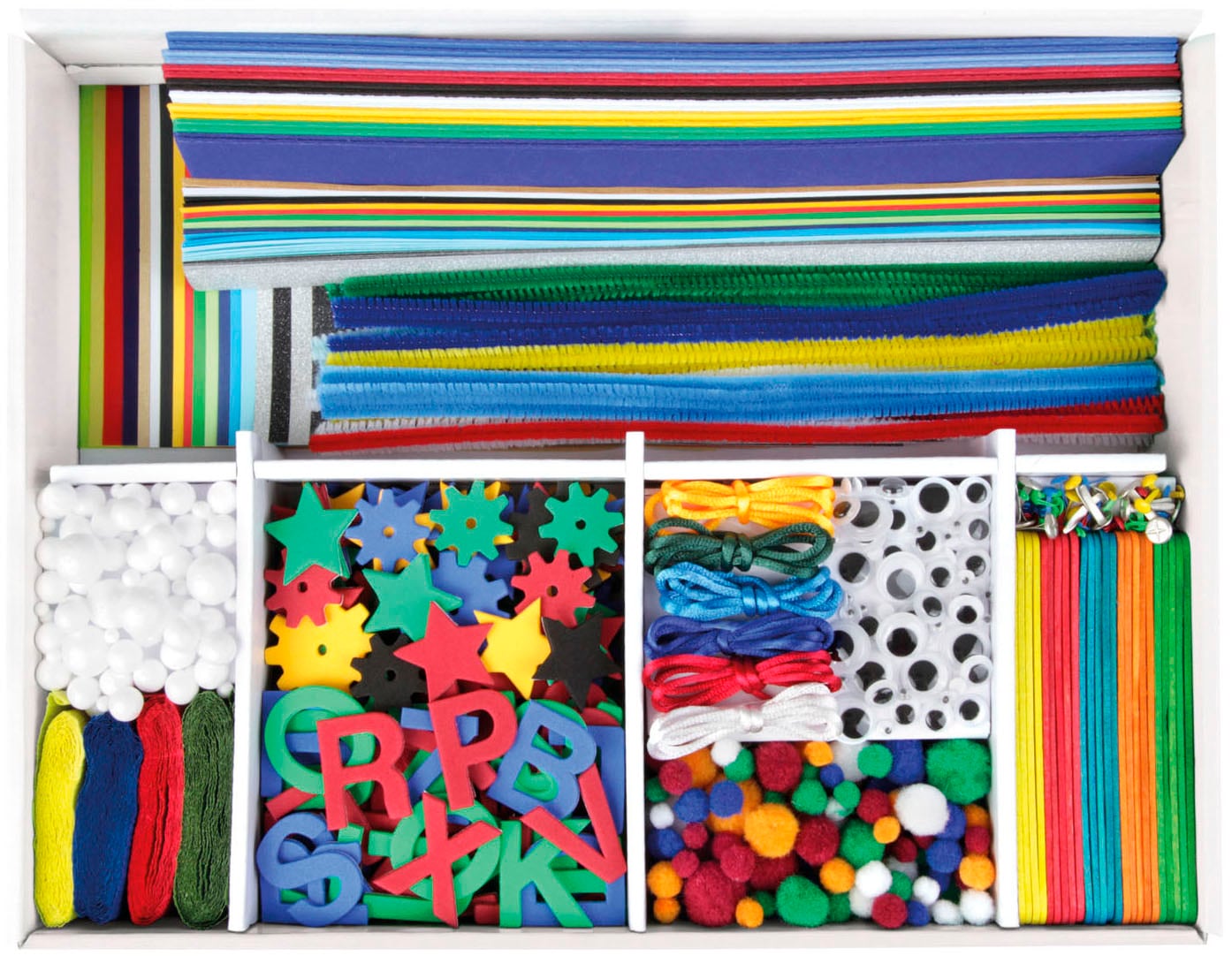 Lena® Kreativset »Bastelkoffer Jumbo, blau«
