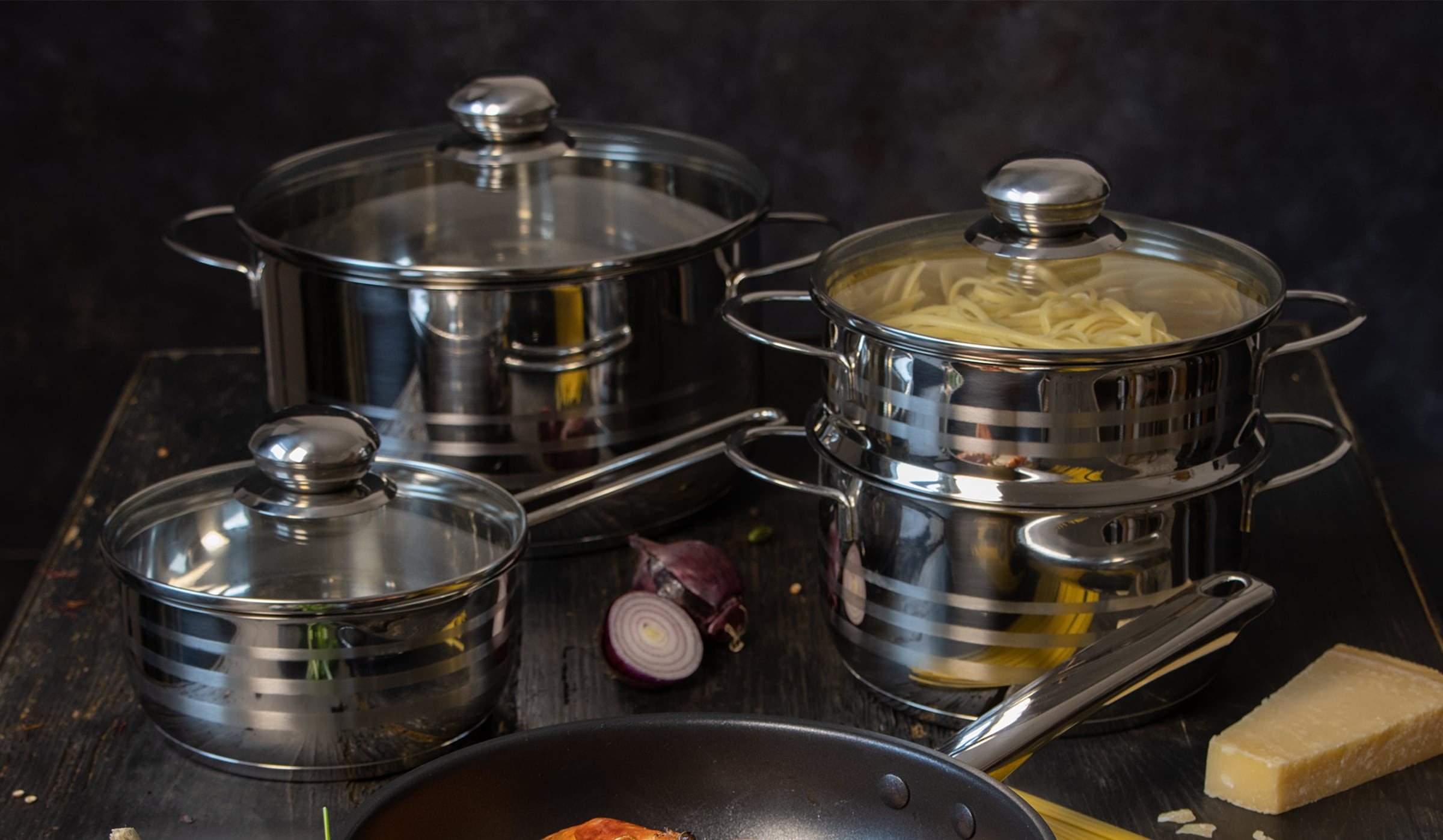 Elo Basic Casserole »Brillant« Acier inoxydable