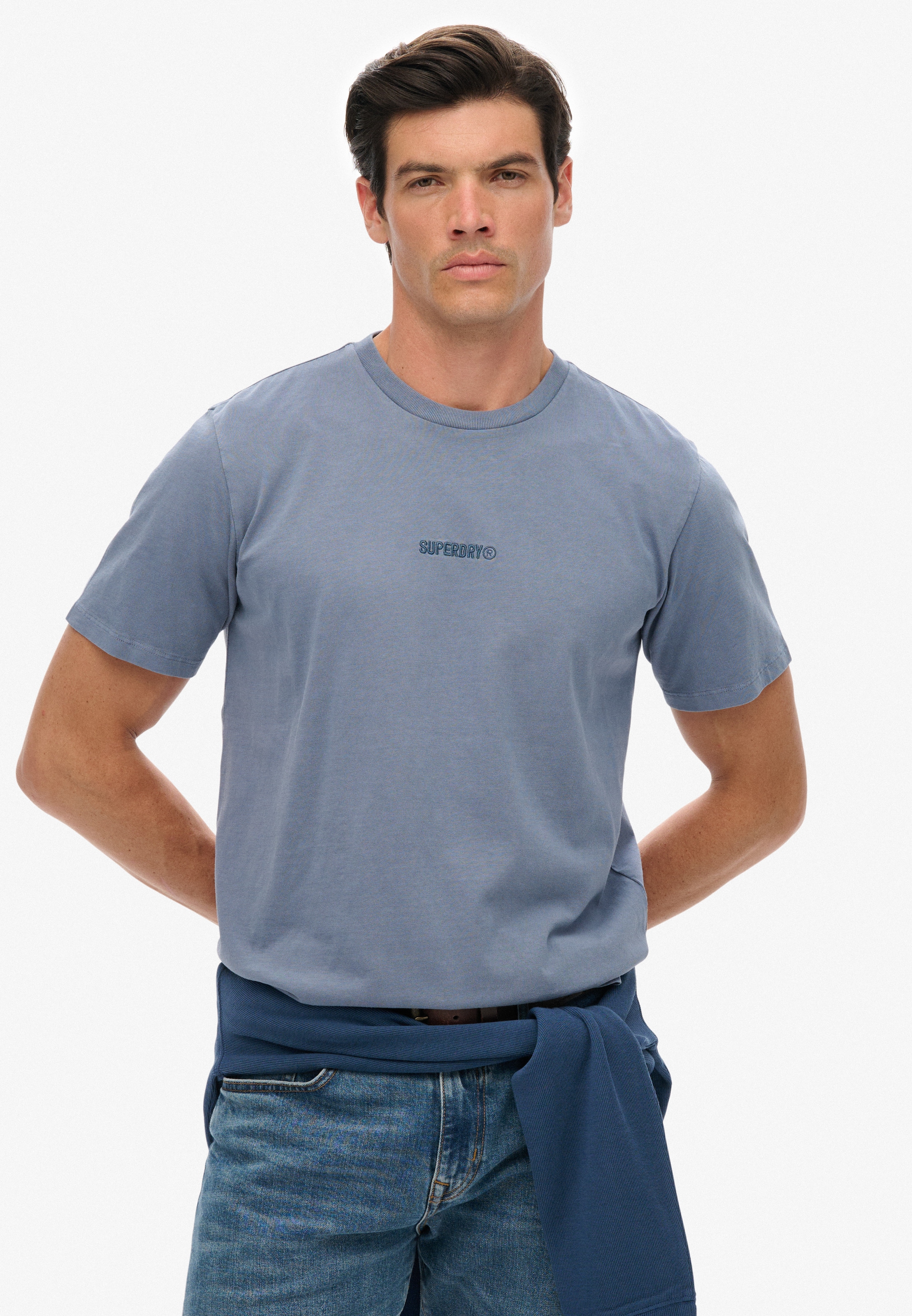 Superdry Rundhalsshirt »MICRO LOGO T SHIRT«
