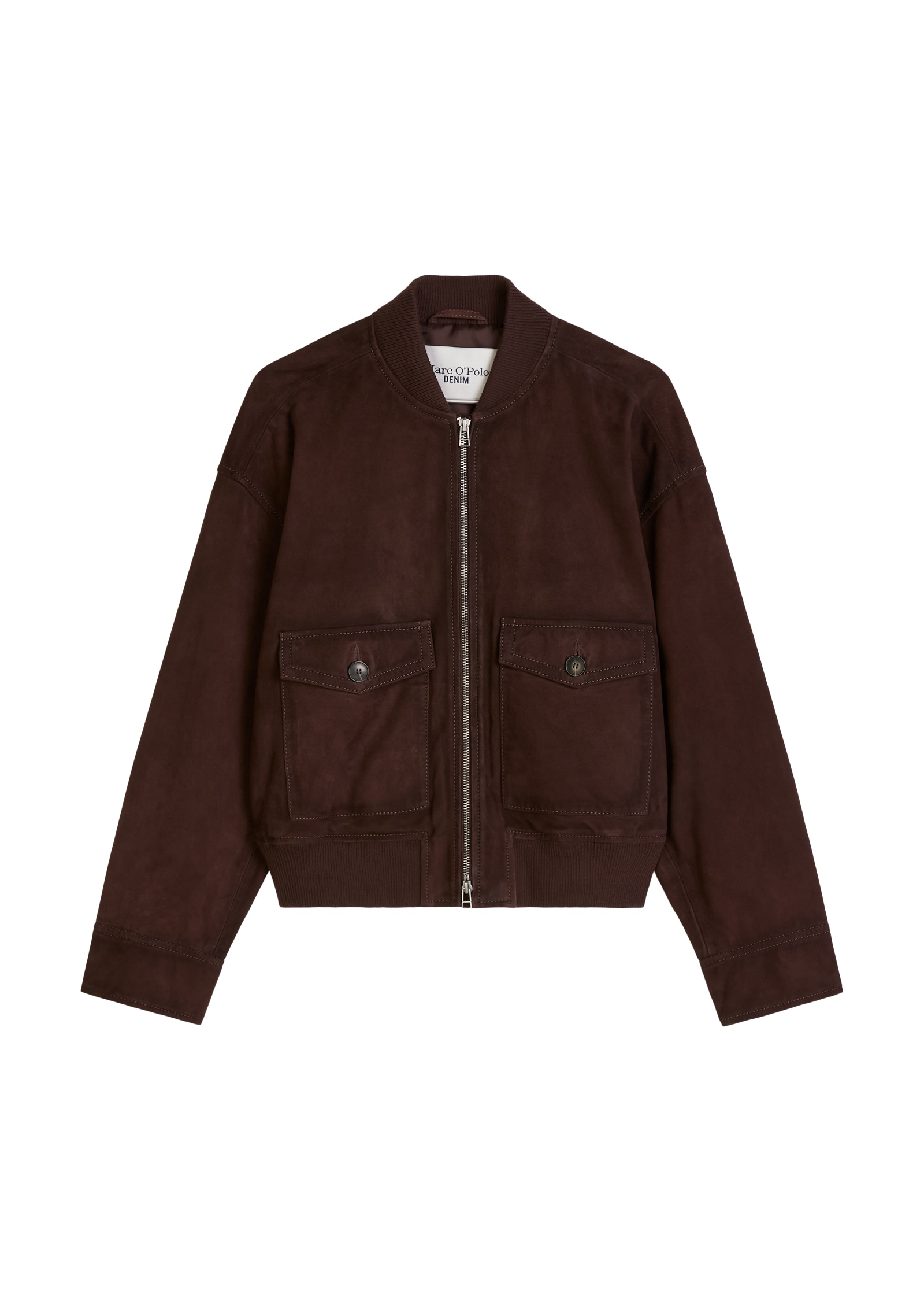 Marc O'Polo DENIM Blouson regular aus weichem Ziegenveloursleder