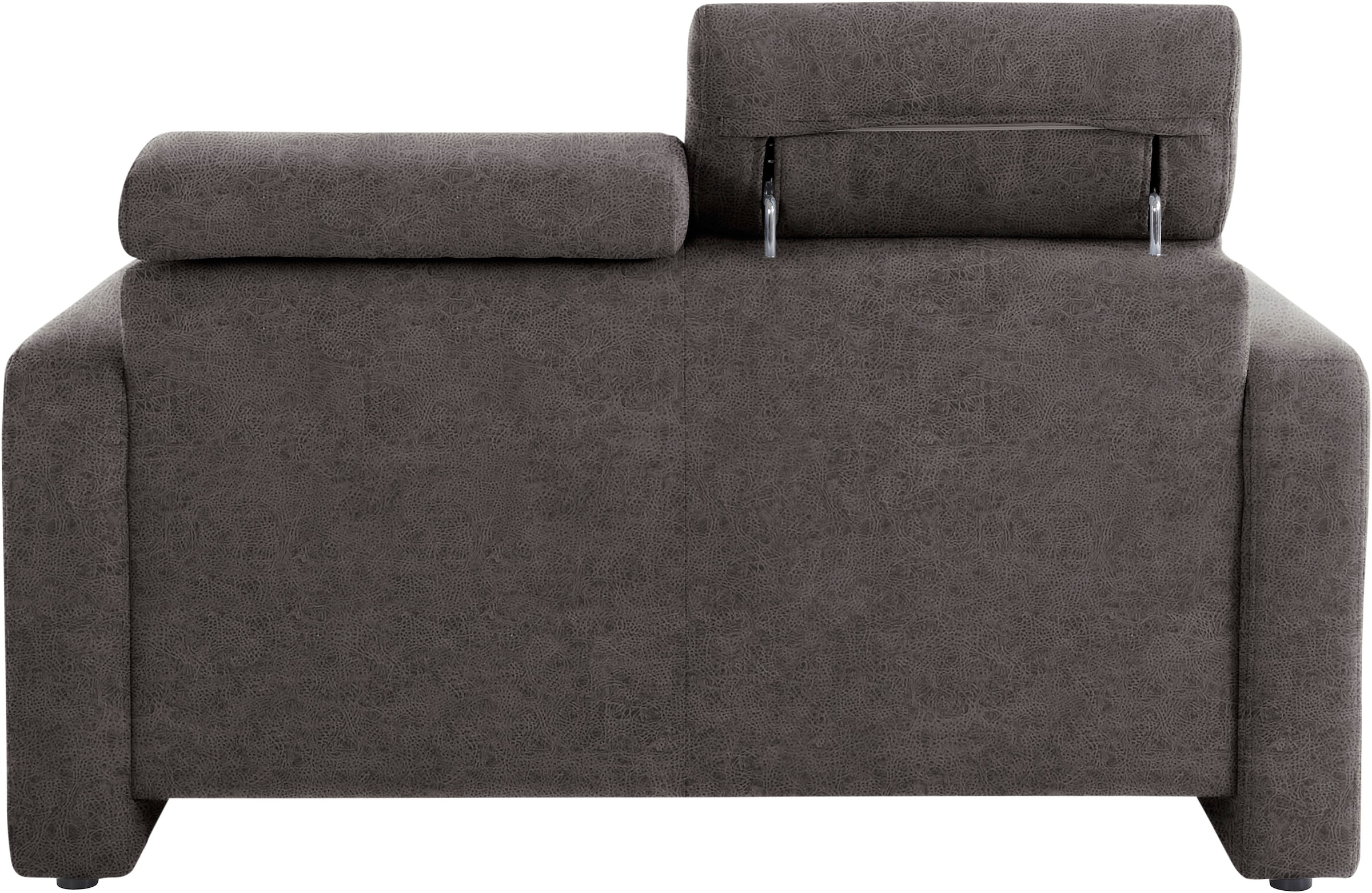 sit&more 2-places »Bologna« inklusive Kopfteilverstellung und Federkern