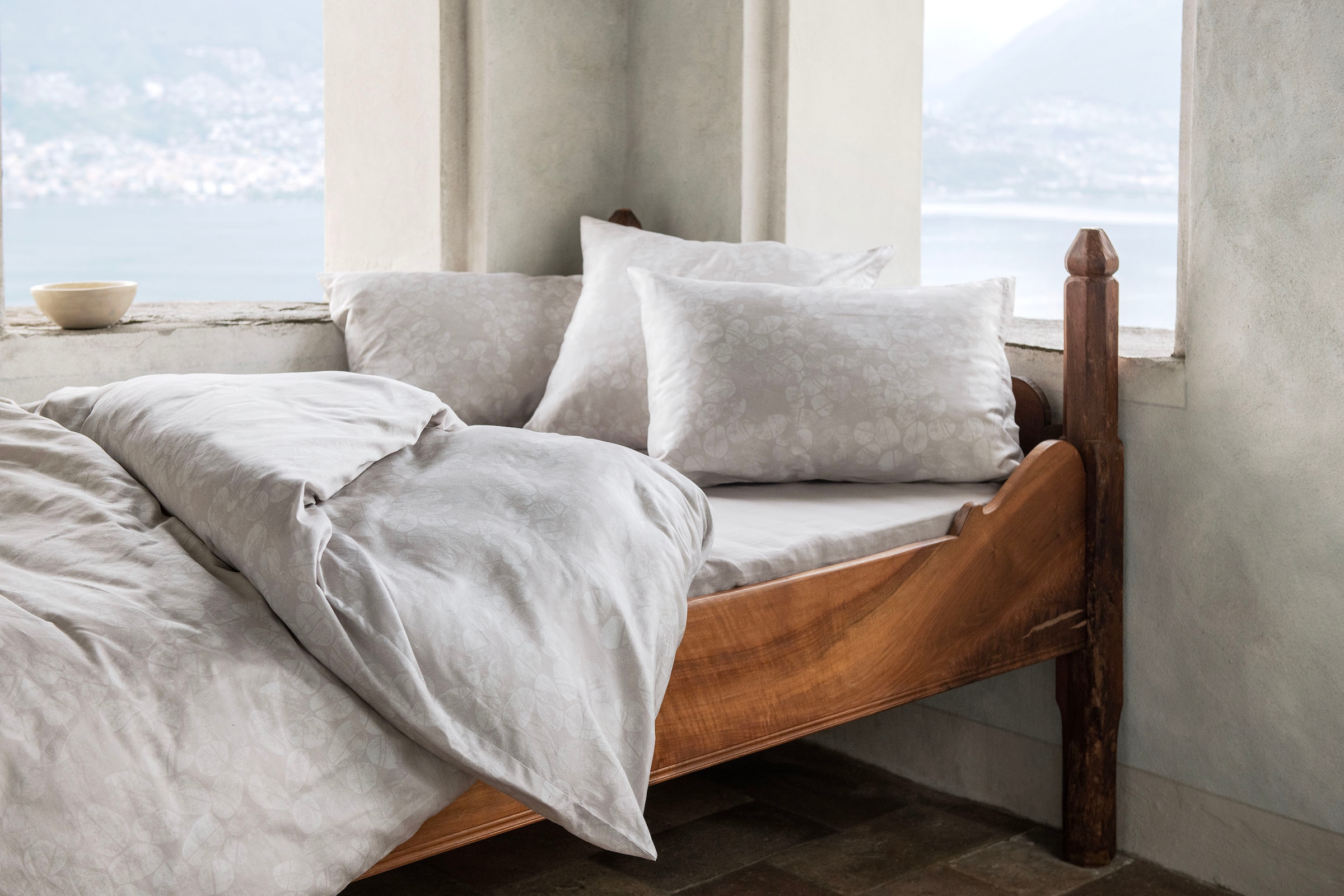 Journey Living Housse de coussin »Maggia, 100% Bio-Baumwoll-Satin«