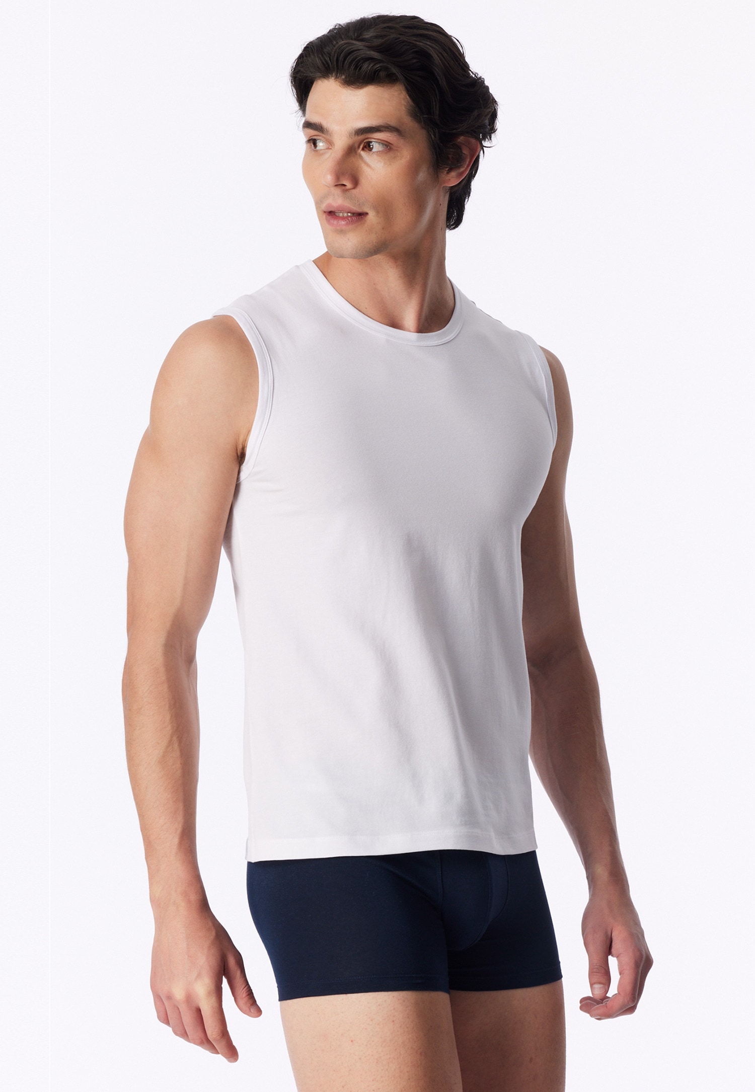 uncover by SCHIESSER Débardeur »Uncover Cotton« mélange coton, élastique, larges bretelles, lot de deux