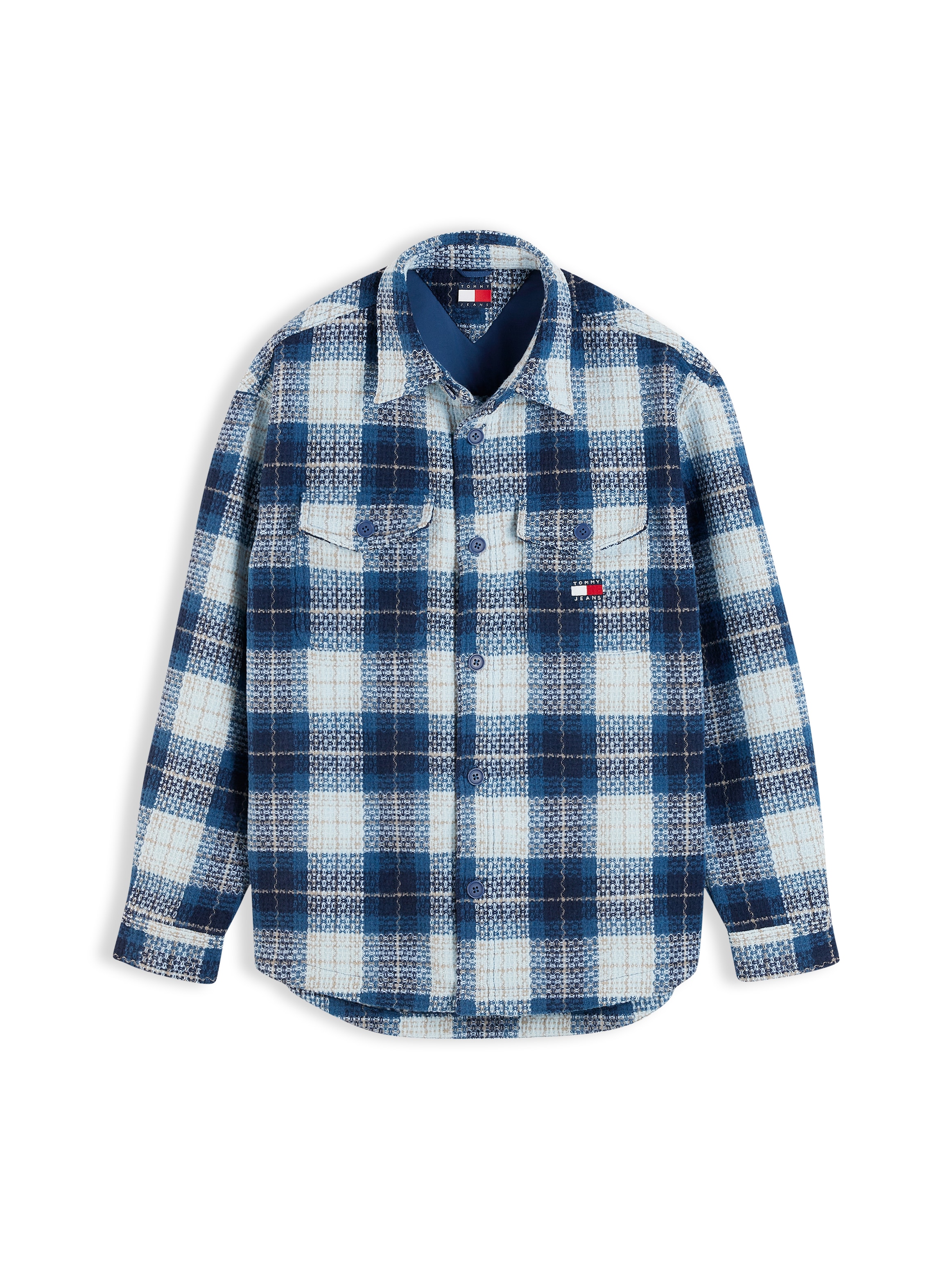 Tommy Jeans Hemdjacke »CHECK OVERSHIRT« ohne Kapuze Regular fit mit Karomuster