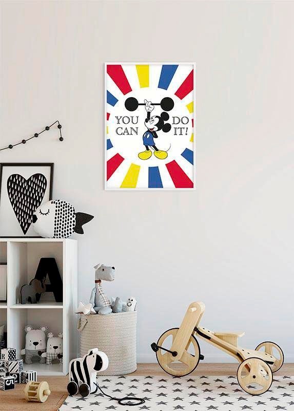 Komar Image »Mickey Mouse Do it« 1 cuis tlg. Wandbild zur Dekoration im Kinderzimmer - ohne Rahmen