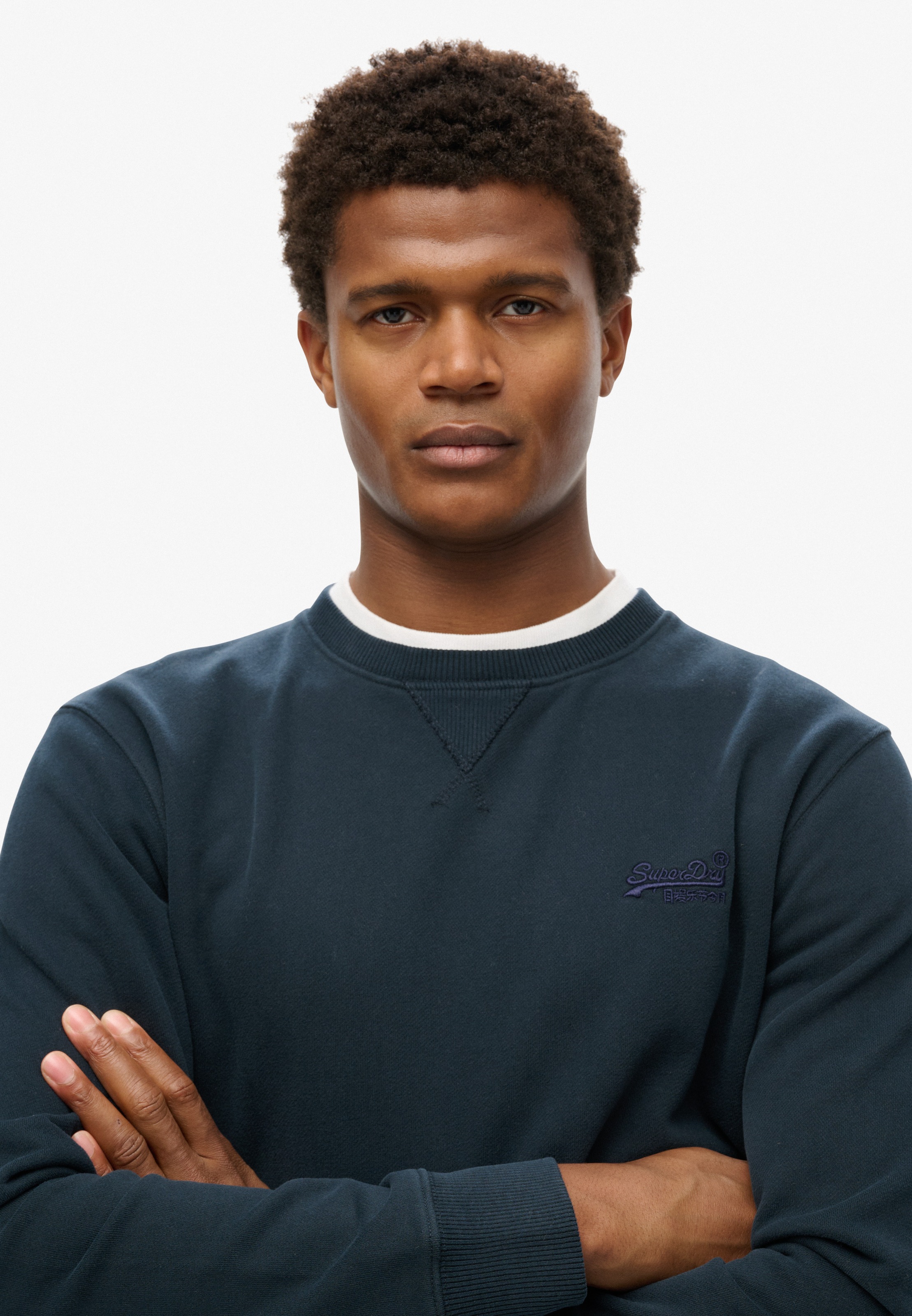 Superdry Sweatshirt »ESSENTIAL LOGO CREW SWEATSHIRT«, Baumwollmischung, loose fit
