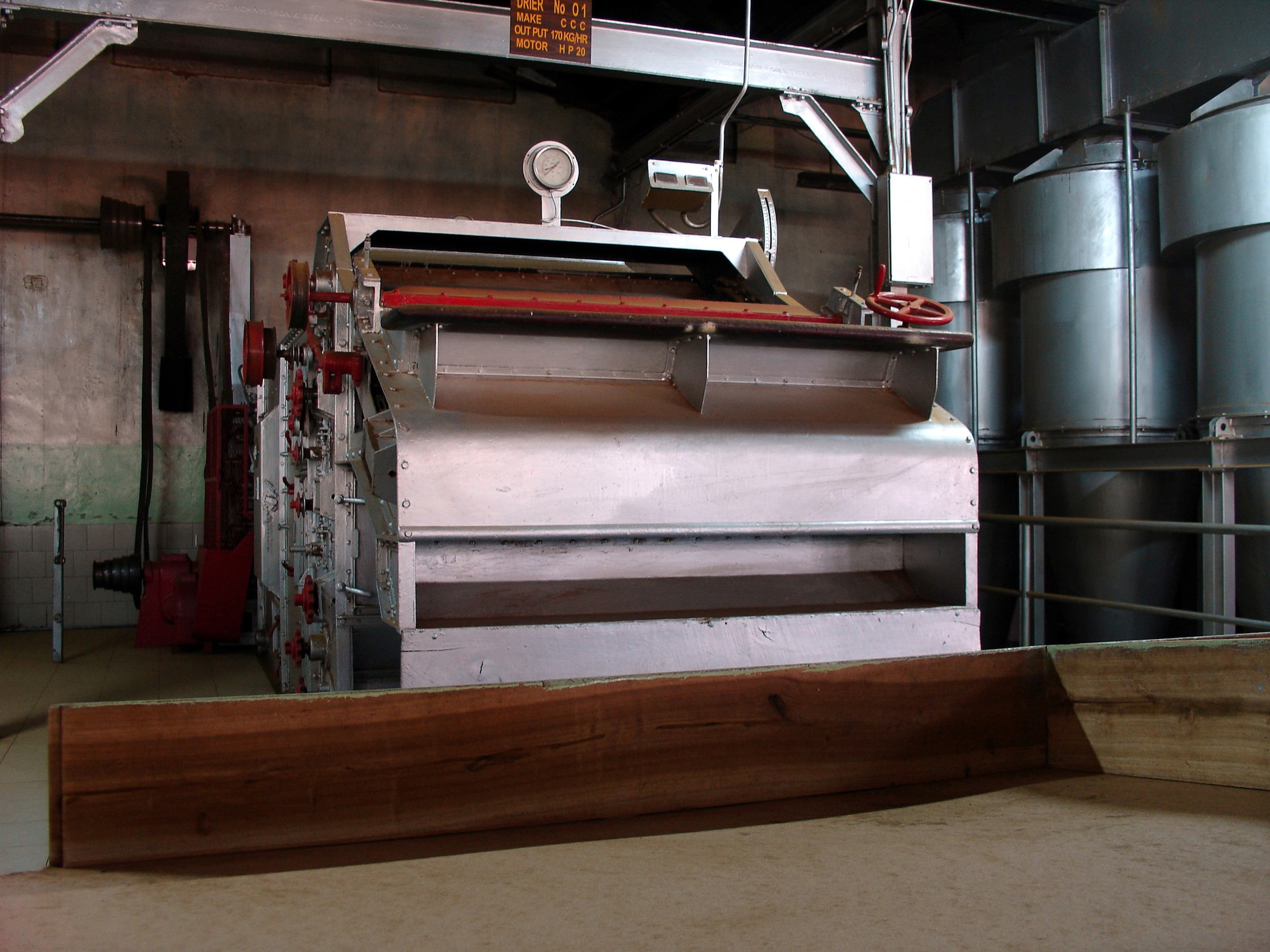 Papermoon Papier peint photo »TEE-FABRIK-MASCHINE INDUSTRIE AUFGUSS GETRÄNKE BLÄTTER«