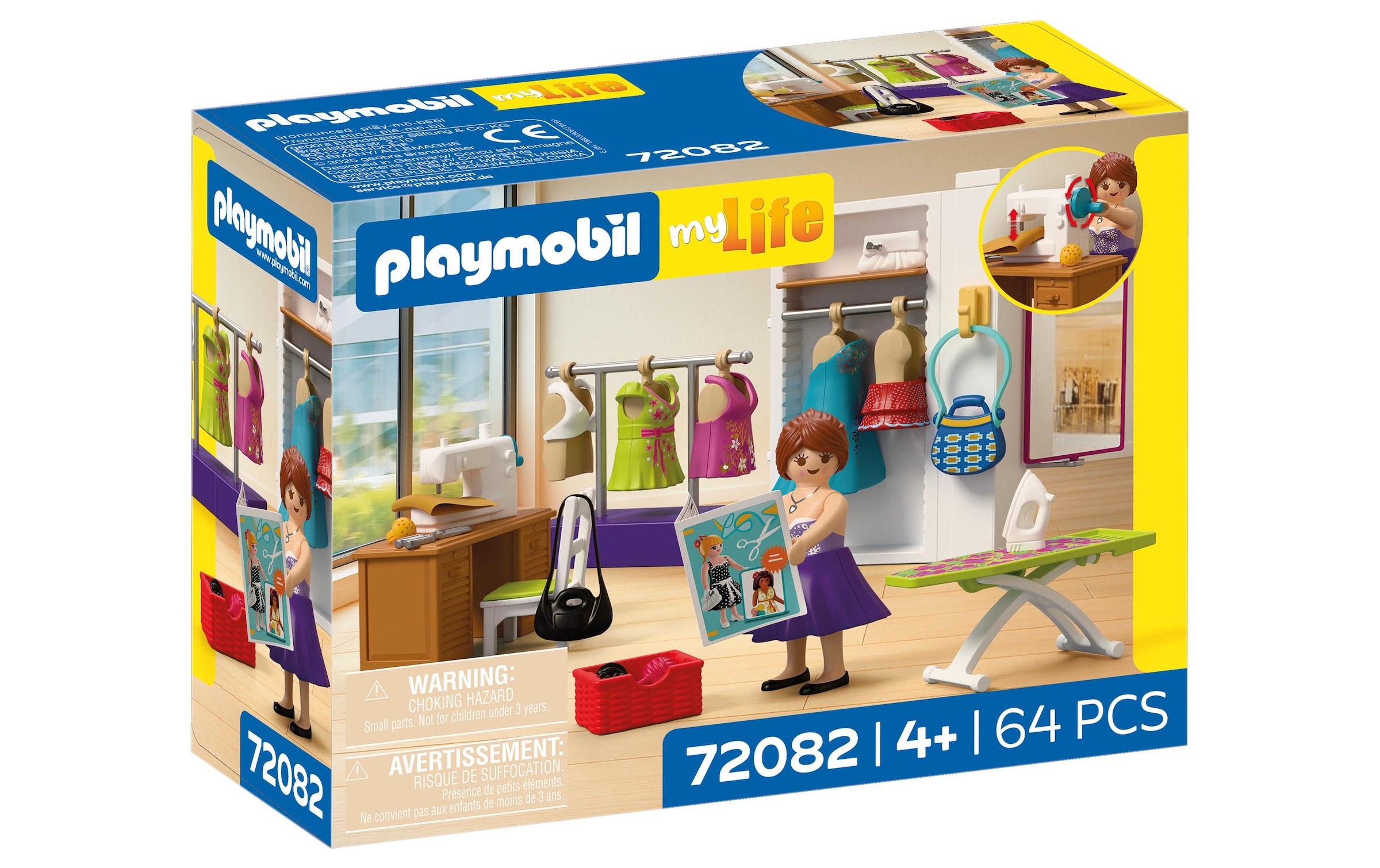 Playmobil® Konstruktions-Spielset »Modedesignerin (72082), My Life« Made in Europe