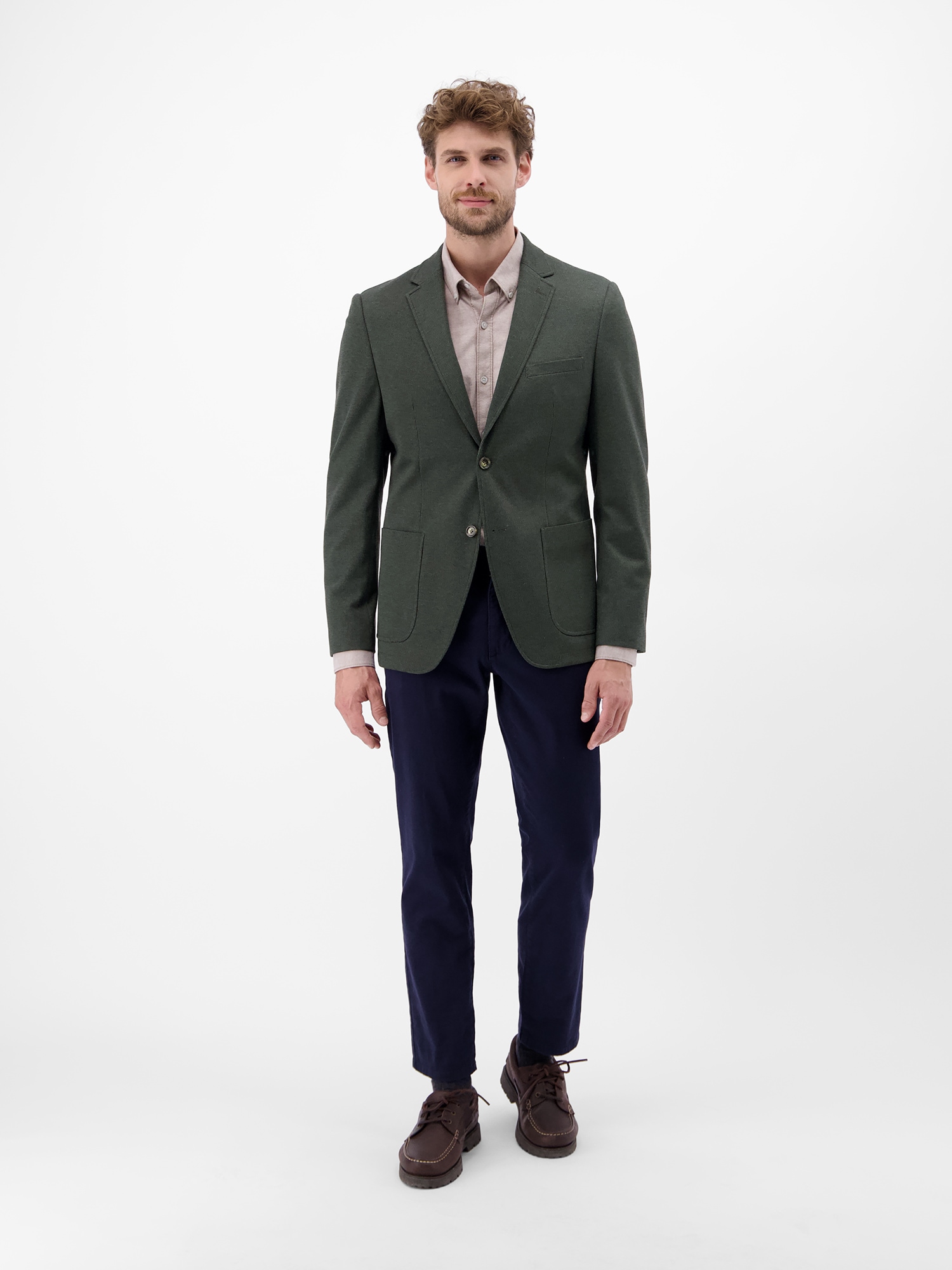 LERROS Veste en jersey »Sakko mit Hahnentrittmuster«