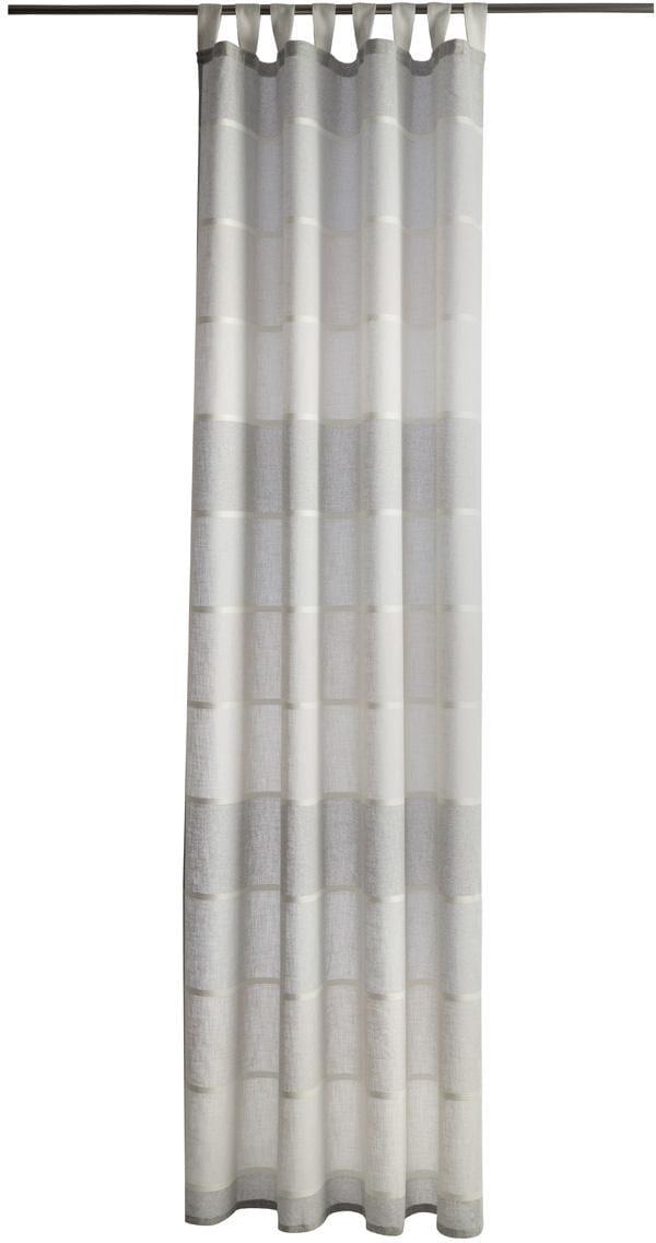 HOMING Rideau »Lennardt« Boucles 1 cuis tlg. Streifen, Wohnzimmer, Schlafzimmer