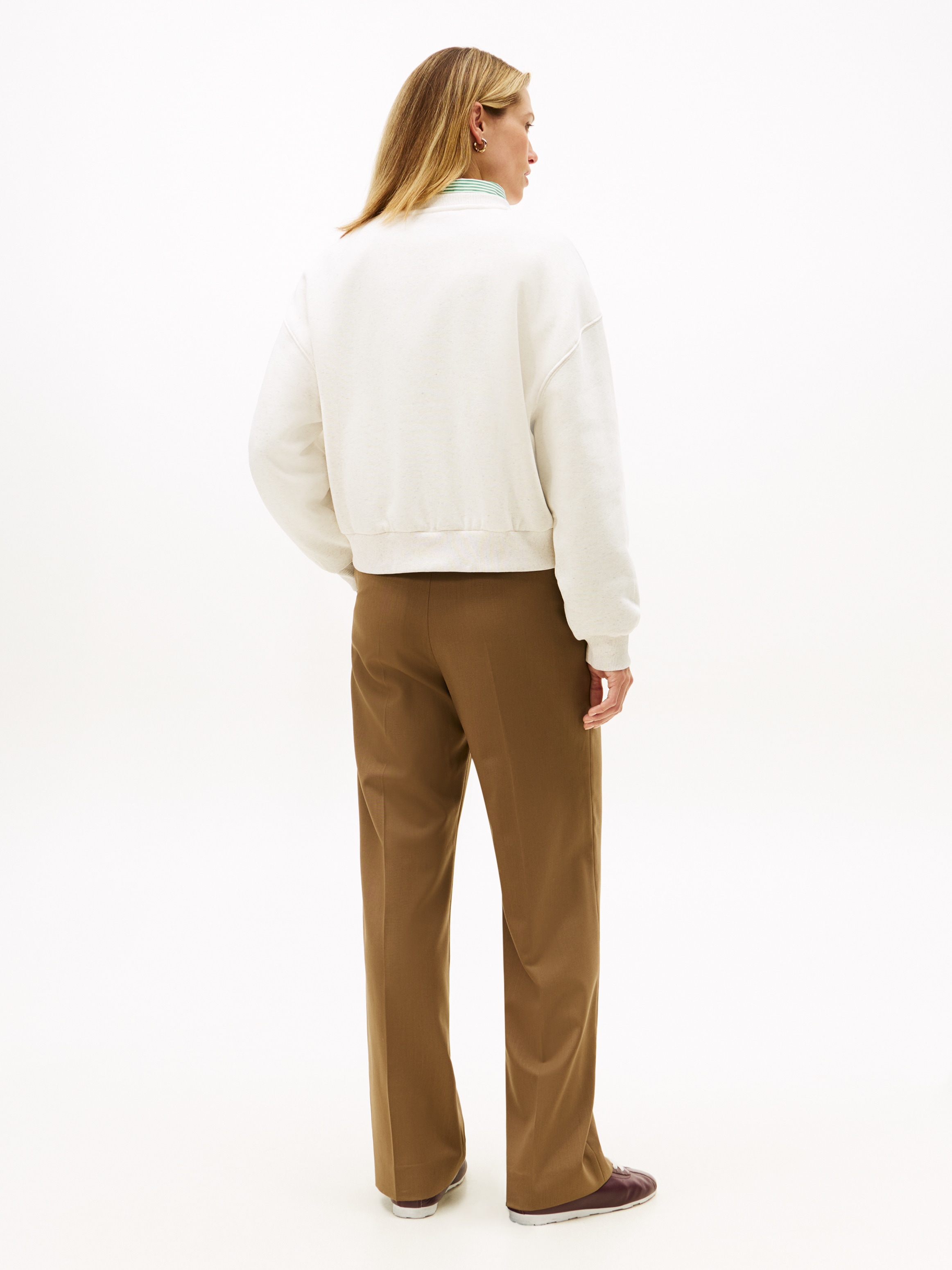 Tommy Hilfiger Sweatshirt »CORP LOGO MDRN SWTSRT«, Baumwollmischung
