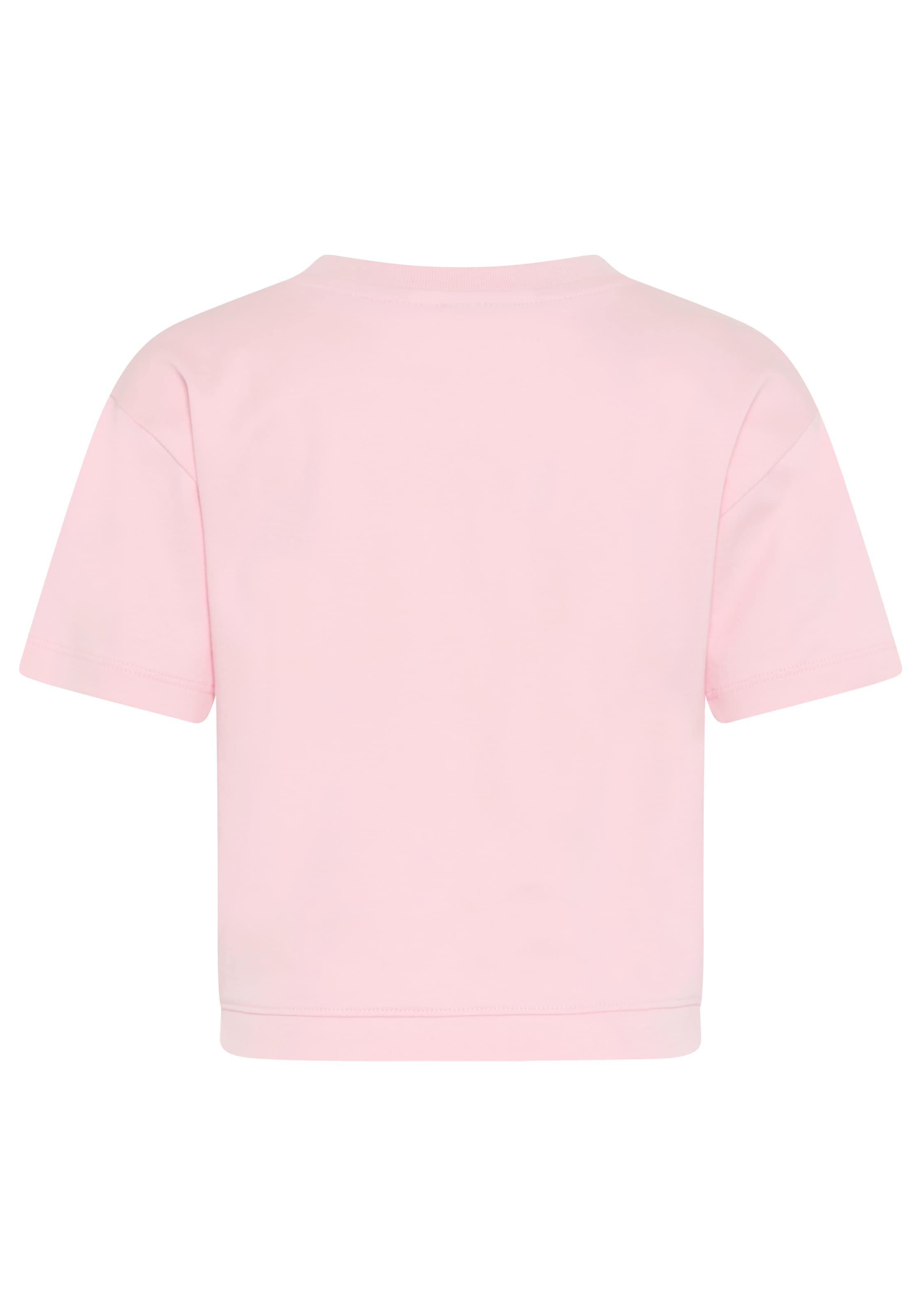 KIDSWORLD T-shirt »mit Glitzerprint und Tüll-Saum: I love my little tutu« Basic Passform, Kurzarm, mit Volant aus Polyester