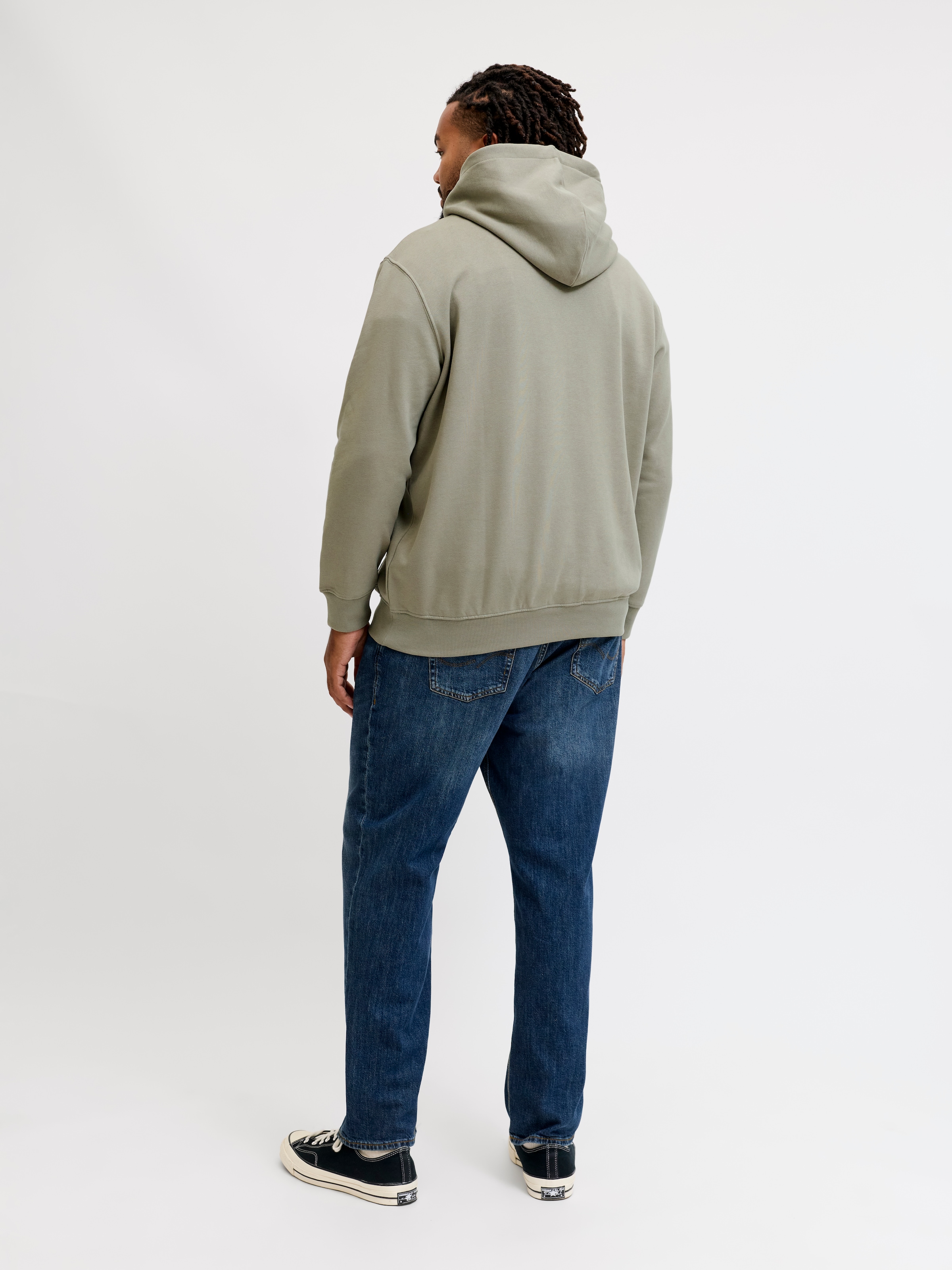 Jack & Jones PlusSize Sweat à capuche »JJAVERY SWEAT HOOD PLS«, mélange coton, coupe normale
