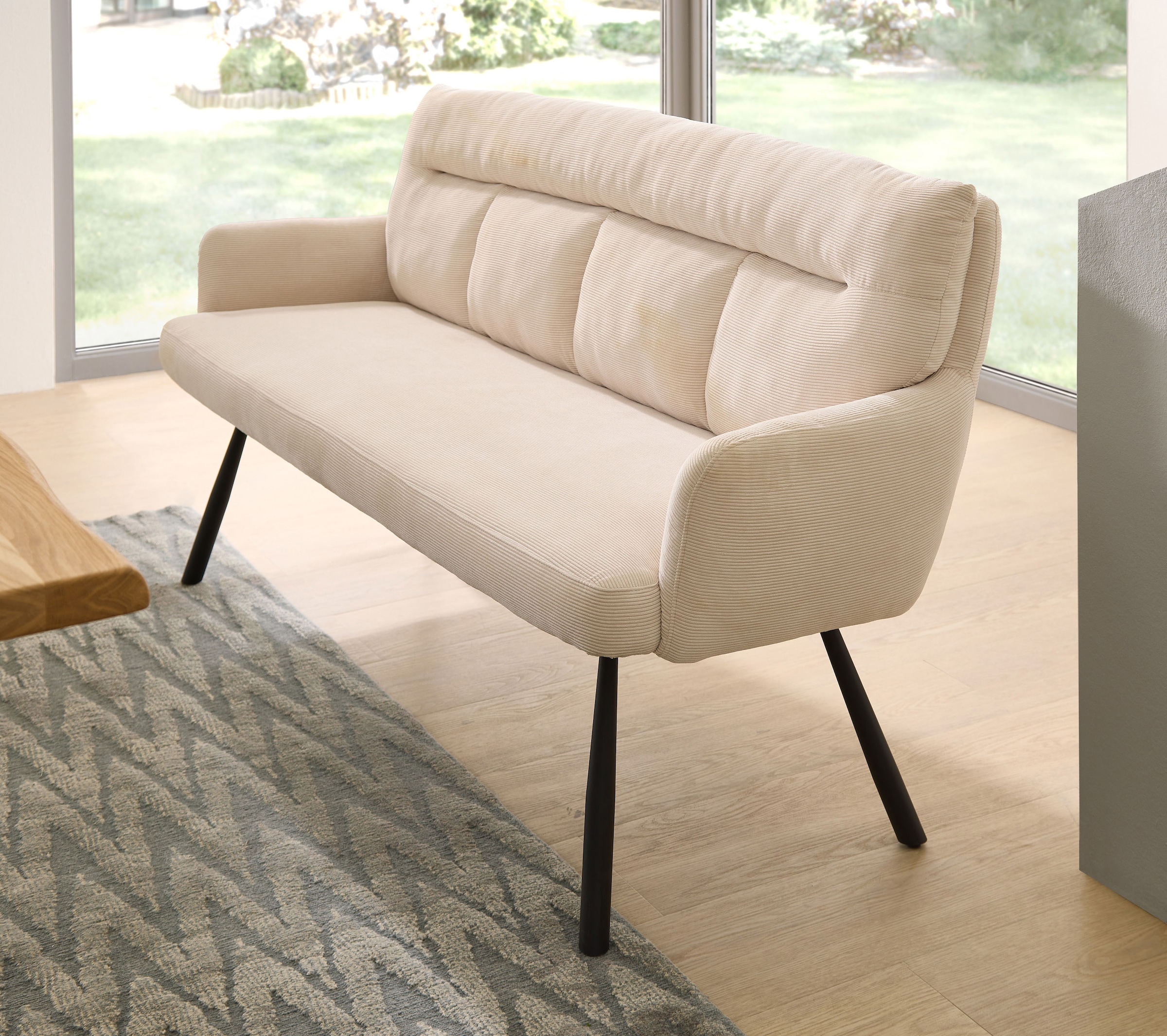 Stolkom Banc rembourré »Sofia Polsterbank B/H/T 180x93x69 cm« 1 cuis tlg. largeur 180cm, ressorts ensachés dans l'assise