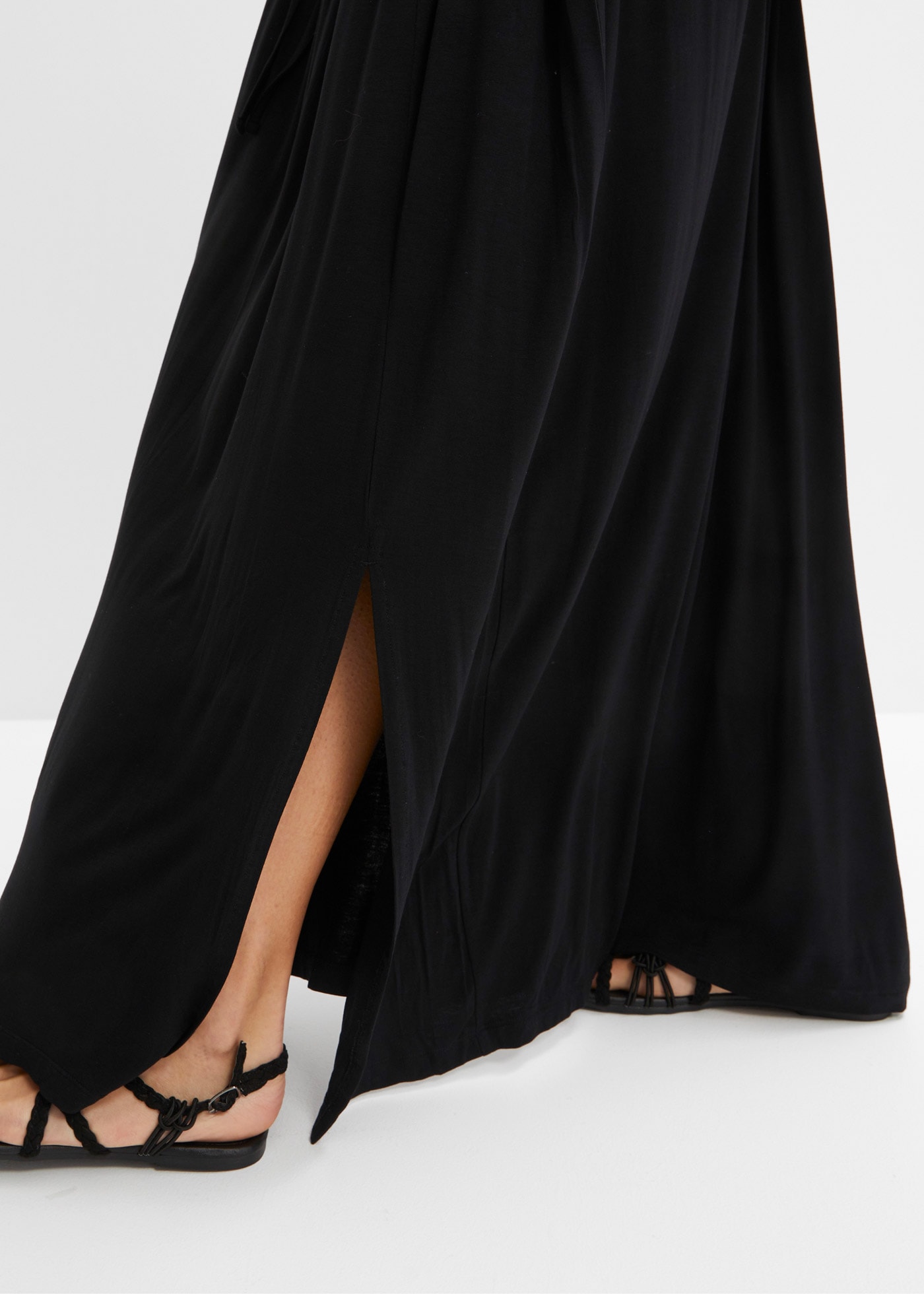 bonprix Jerseyrock aus Viskose, ausgestellte Passform, mit elastischem Bund