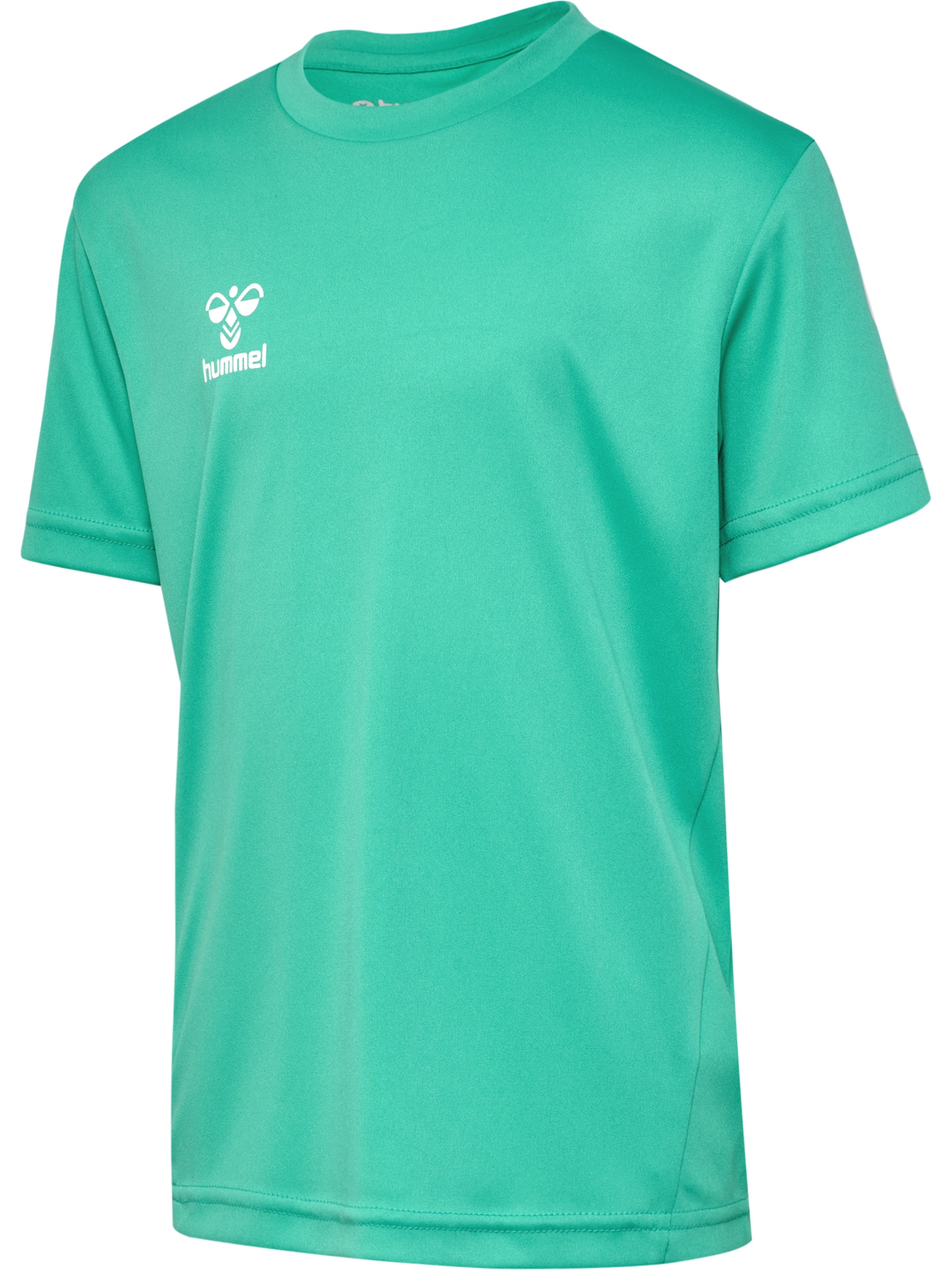 hummel T-Shirt & Shorts »HMLLOGO SET KIDS« Set, 2, 2 tlg. mit elastischem Bund, aus Polyester, pflegeleicht, sportlicher Stil