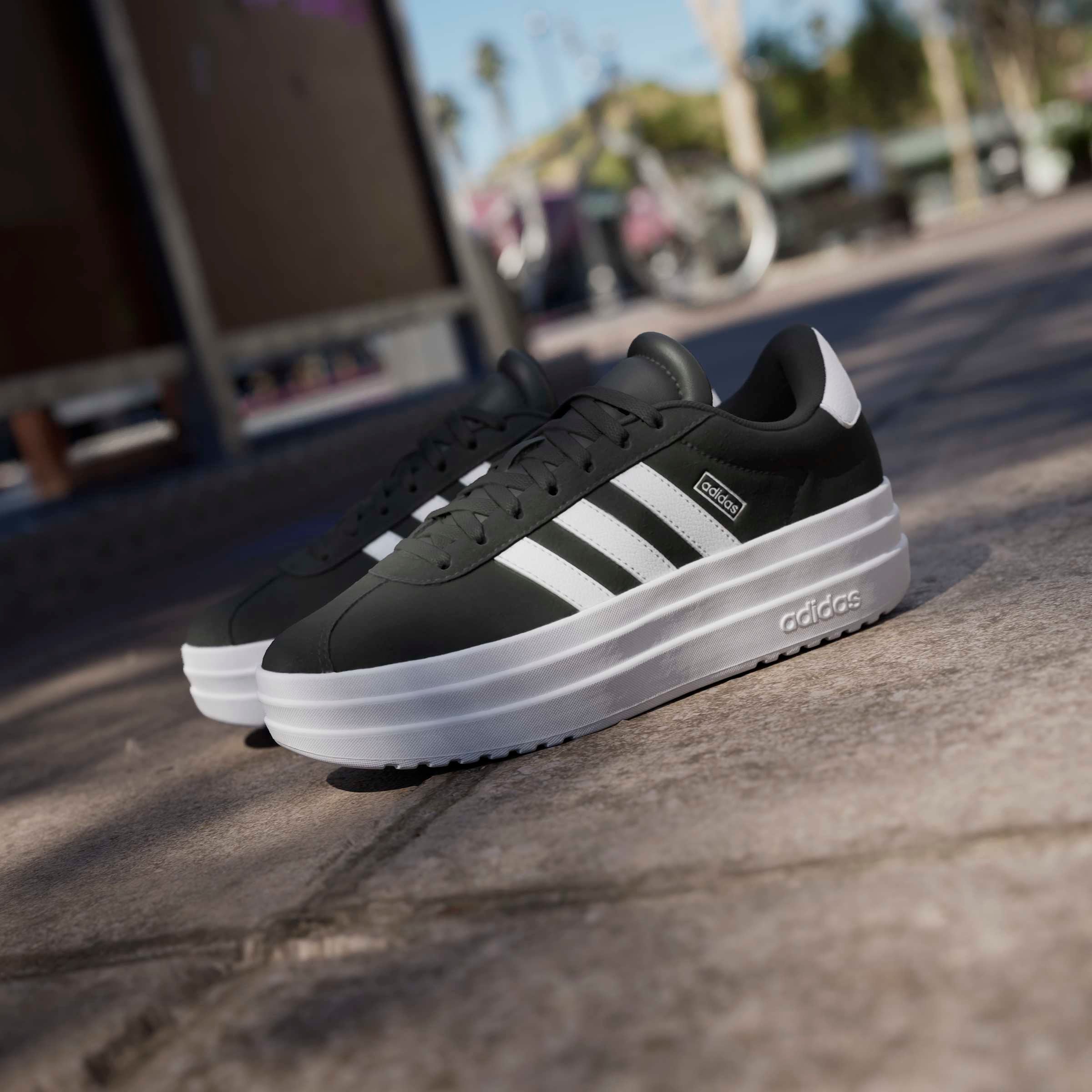 adidas Sportswear Plateausneaker »VL COURT BOLD«  inspiriert vom Design des adidas gazelle bold