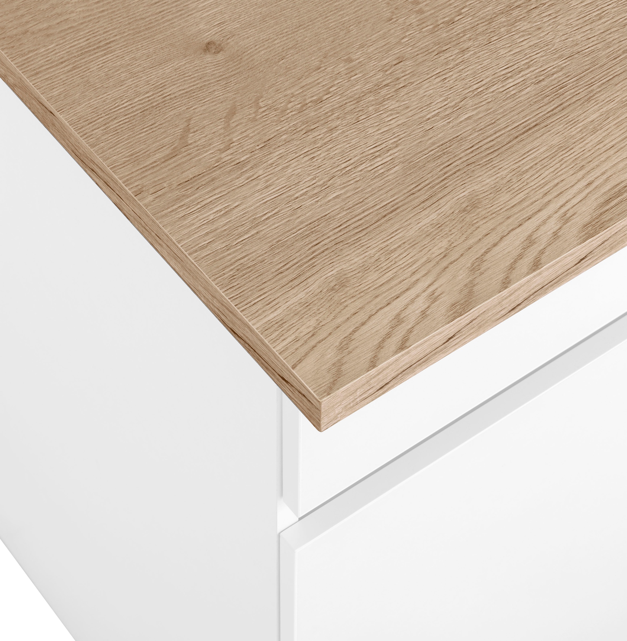 OPTIFIT Kitchenette »Roth« Breite 210 cm, wahlweise mit E-Geräten, Push-to-Open-Funktion